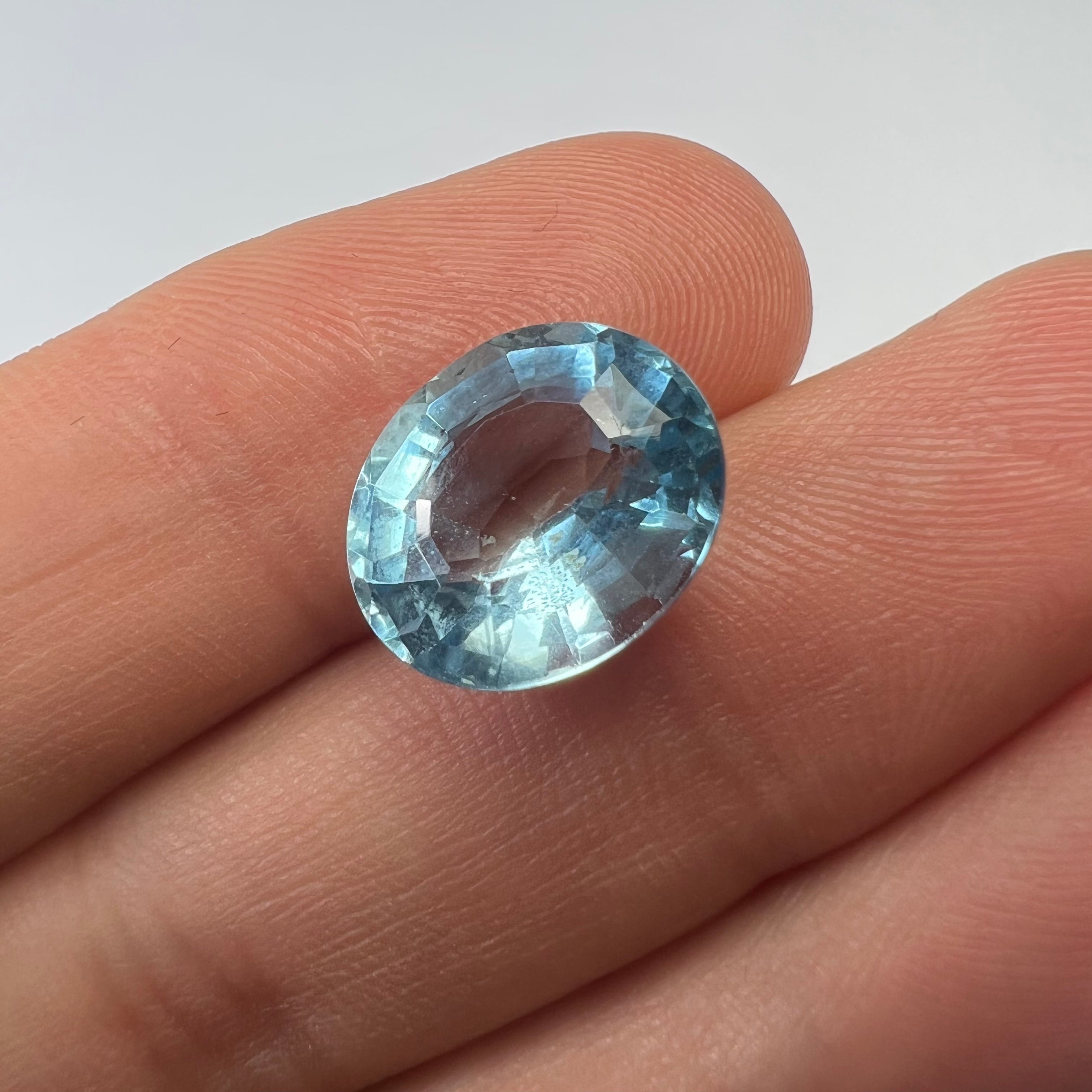 9.31CTW Loose Natural Oval Cut Topaz 13.1x11x7.9mm Earth mined Gemstone
