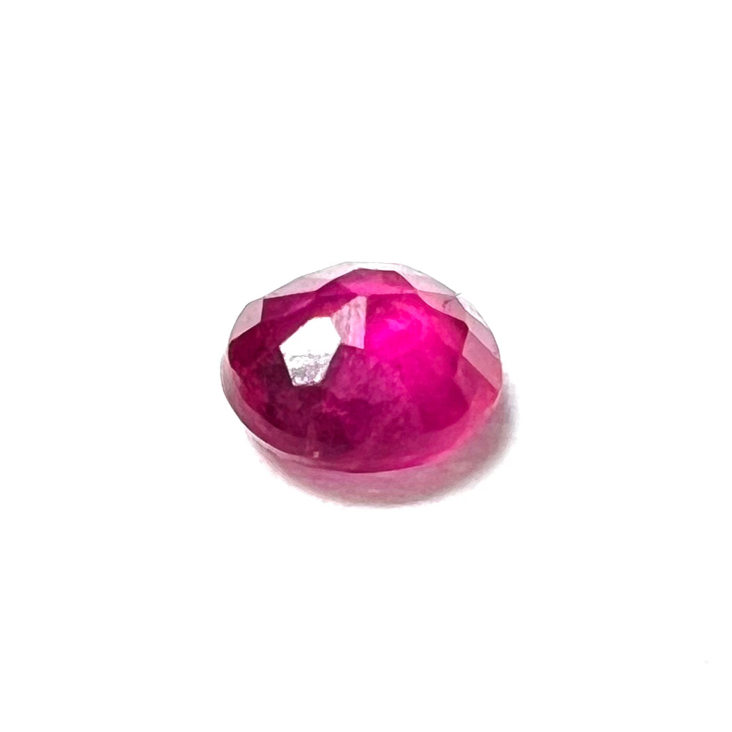 .09CT Loose Natural Ruby 3x1.5mm Earth mined Gemstone