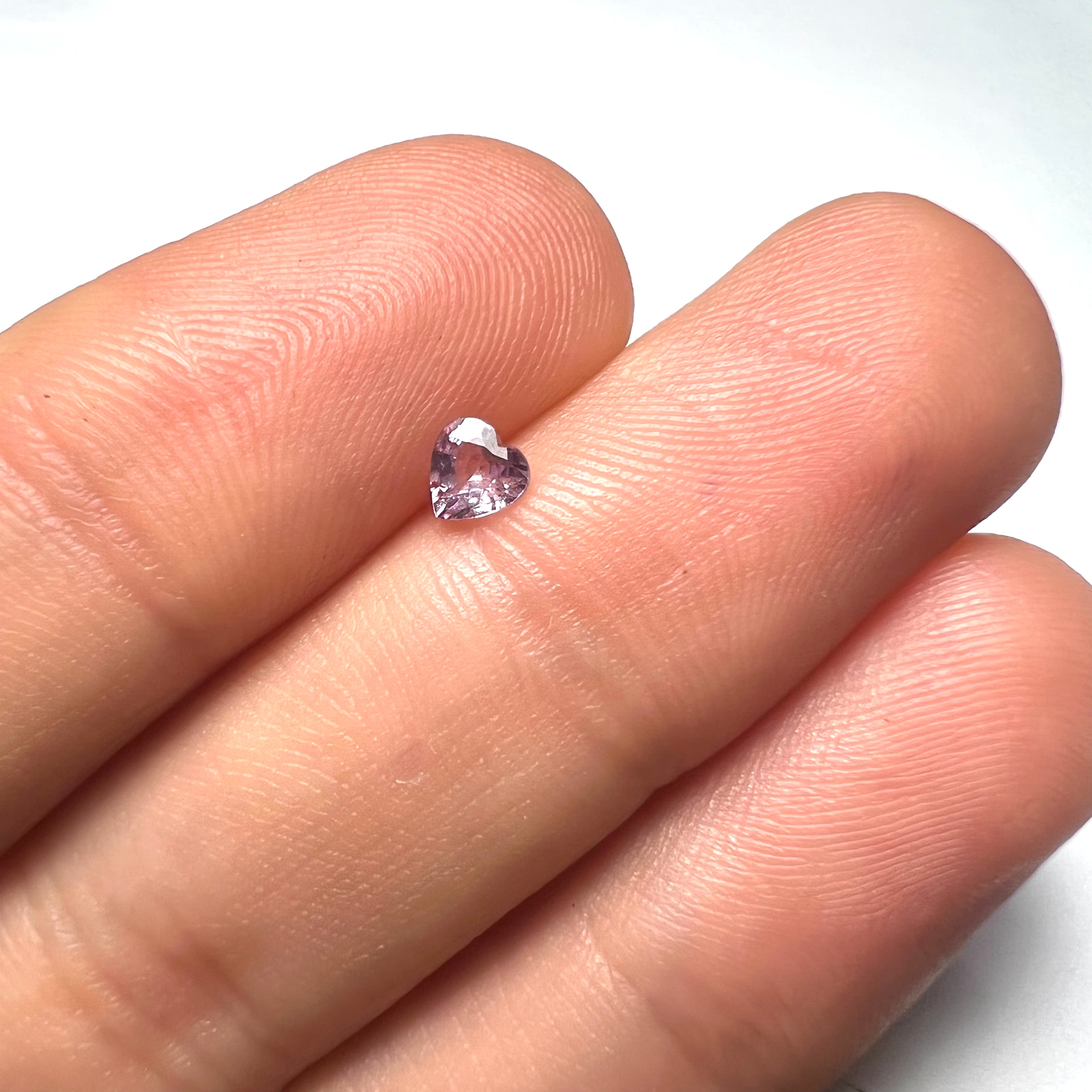 .30CT Loose Heart Purple Sapphire  4.01x4x2mm  Earth mined Gemstone
