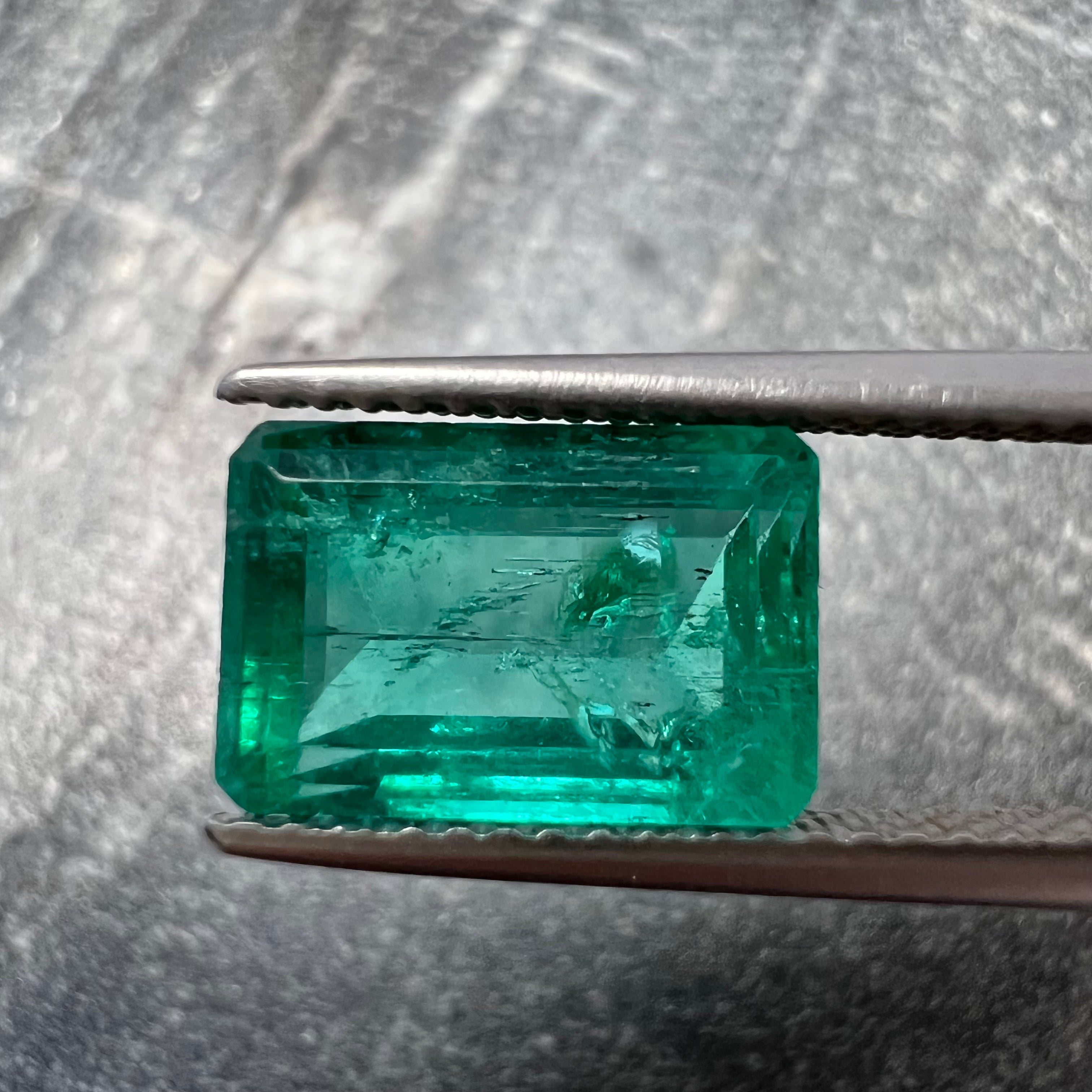 3.73CT Loose Natural Colombian Emerald Octagonal Step Cut 11.22x7.42x5.17mm
