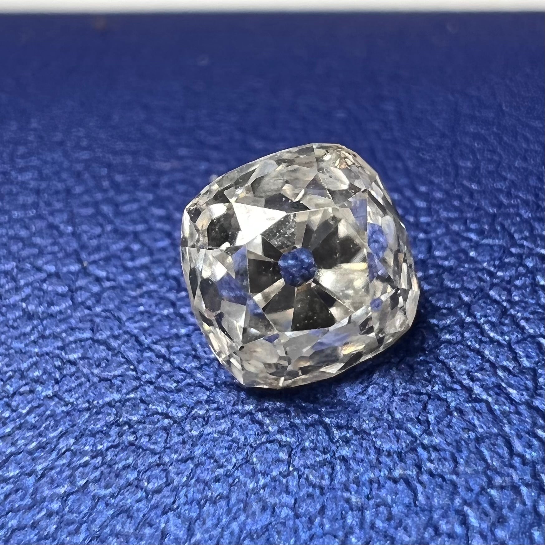 1.08CT Old Mine Brilliant Cut Diamond I SI2 5.60x5.56x4.60mm Natural Earth mined