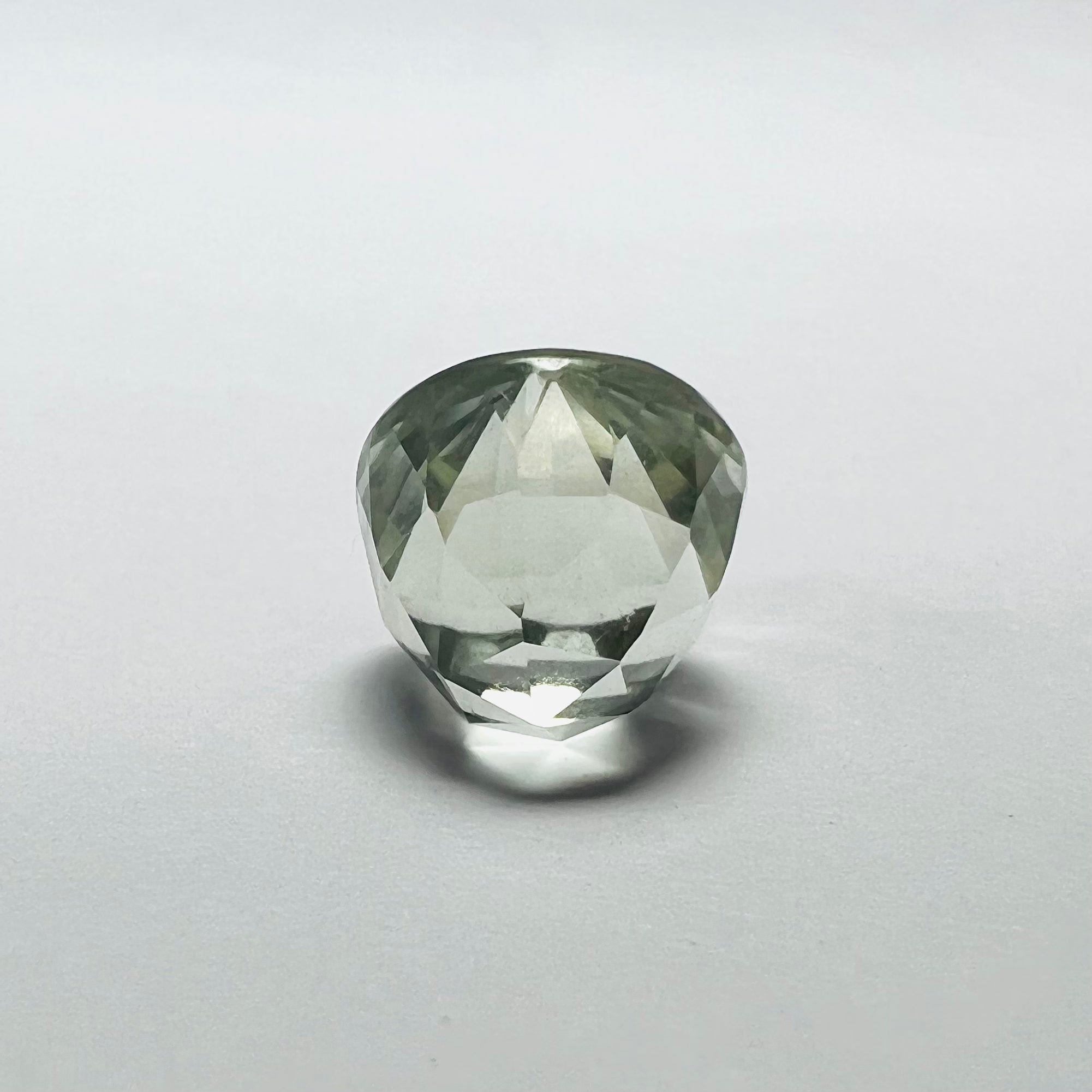 3.01CTW Loose Natural Fancy Cut Green Amethyst 7.96x7.06mm Earth mined Gemstone