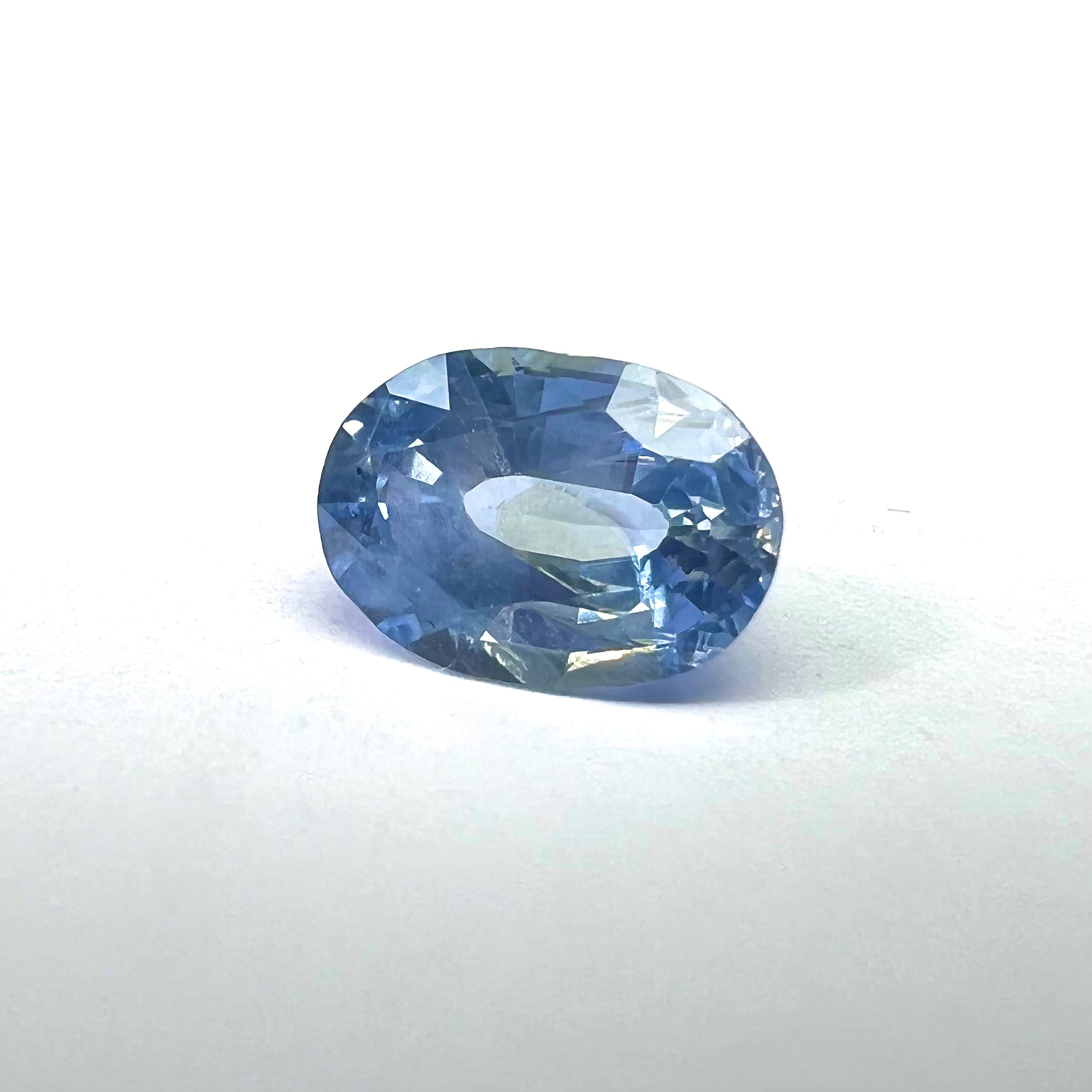 1.35CTW Loose Oval Sapphire 7.38x5.2x4mm Earth mined Gemstone