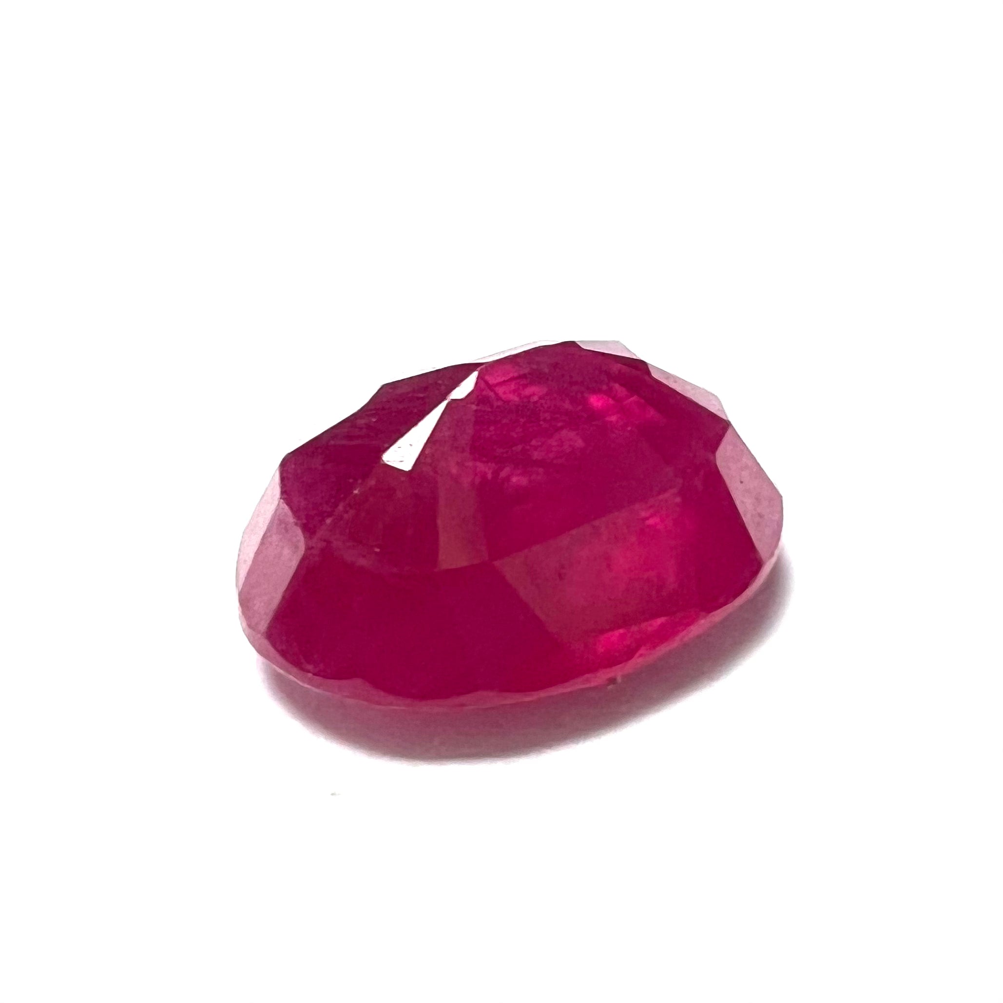 1.12CTW Loose Natural Oval Ruby 7x5x3mm Earth mined Gemstone