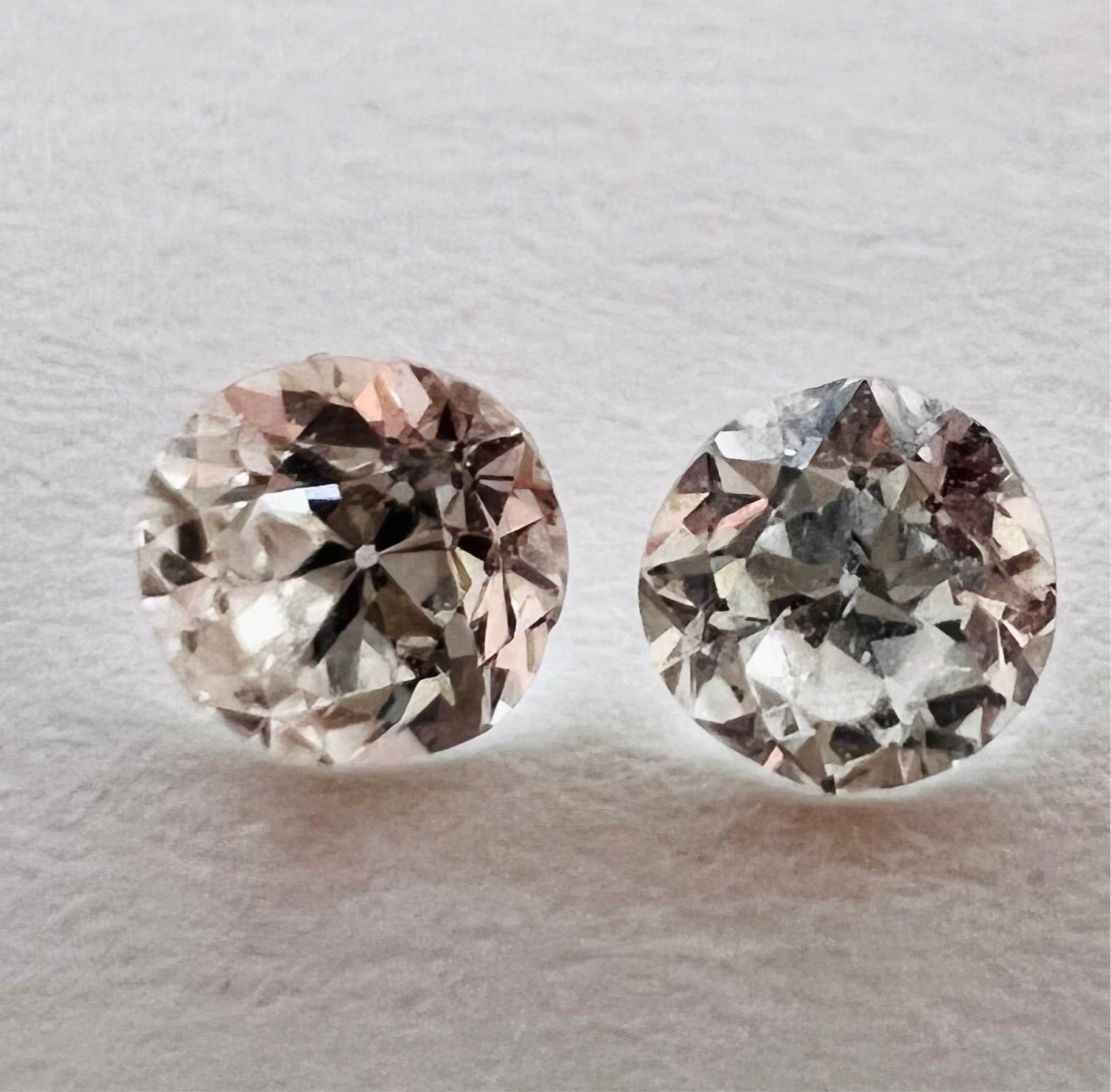 .37ctw Old Mine Cut Diamond H VS2 3.5mm Natural Earth mined