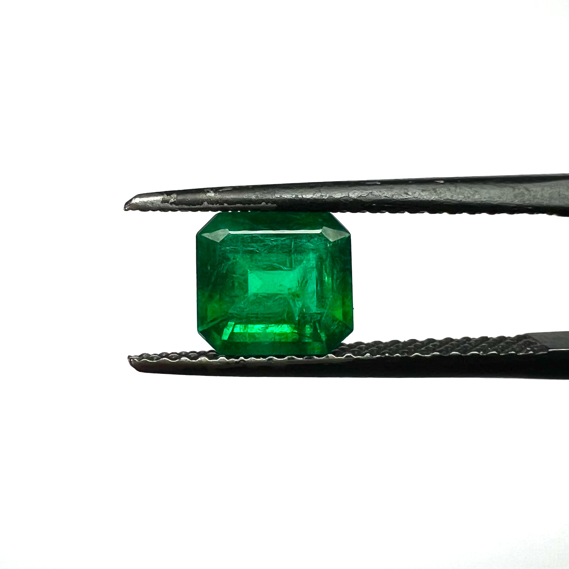 1.25CT Loose Natural Emerald Octagonal Step Cut 6.90x6.34x4.20mm