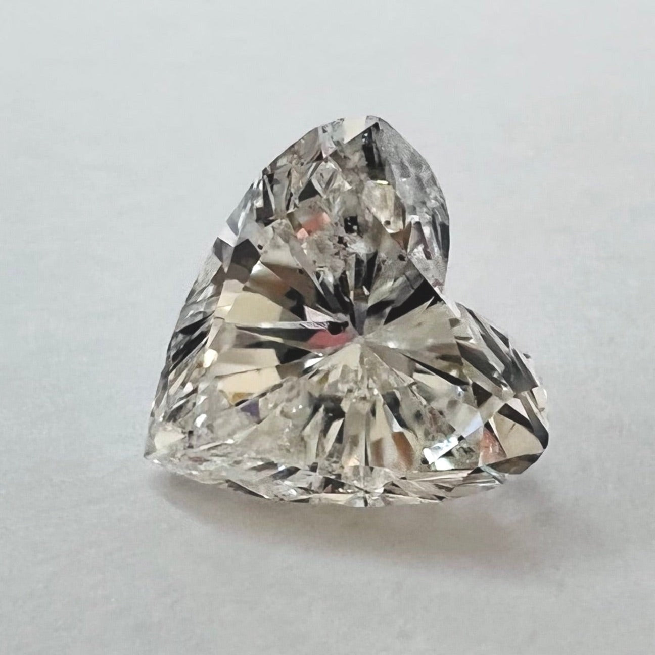 .77CT Heart Brilliant Diamond J I2 6.05x6.18x3.52mm Natural Earth mined