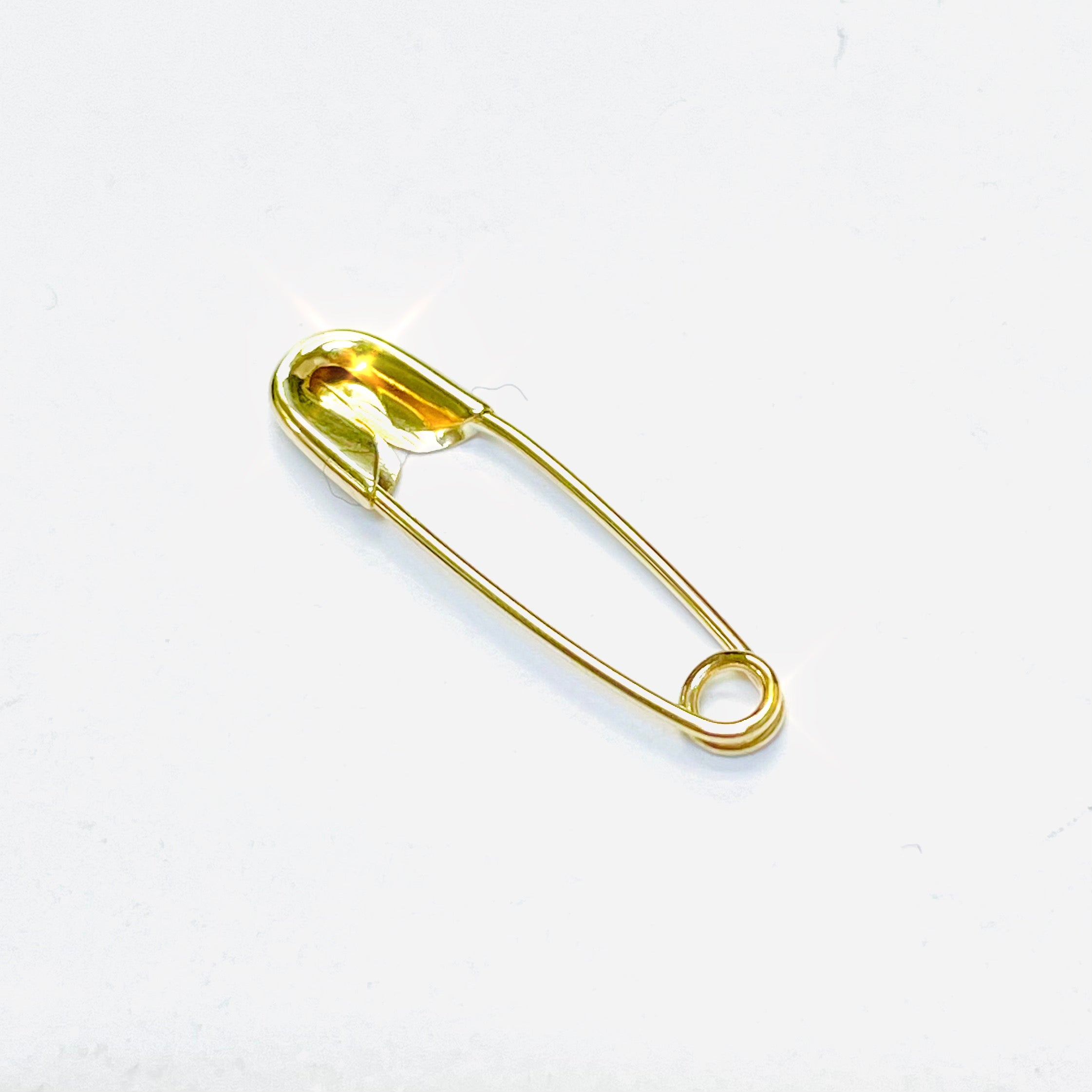 14K Yellow Gold .85” 23mm Safety Pin