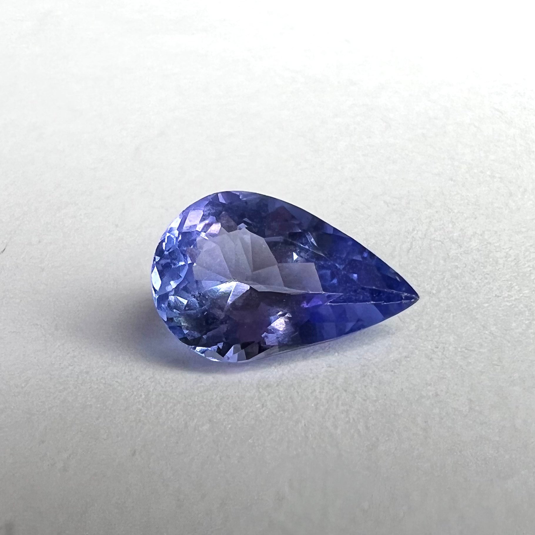 1.12CTW Loose Natural Pear Cut Tanzanite 8.91x5.84x3.61mm Earth mined Gemstone