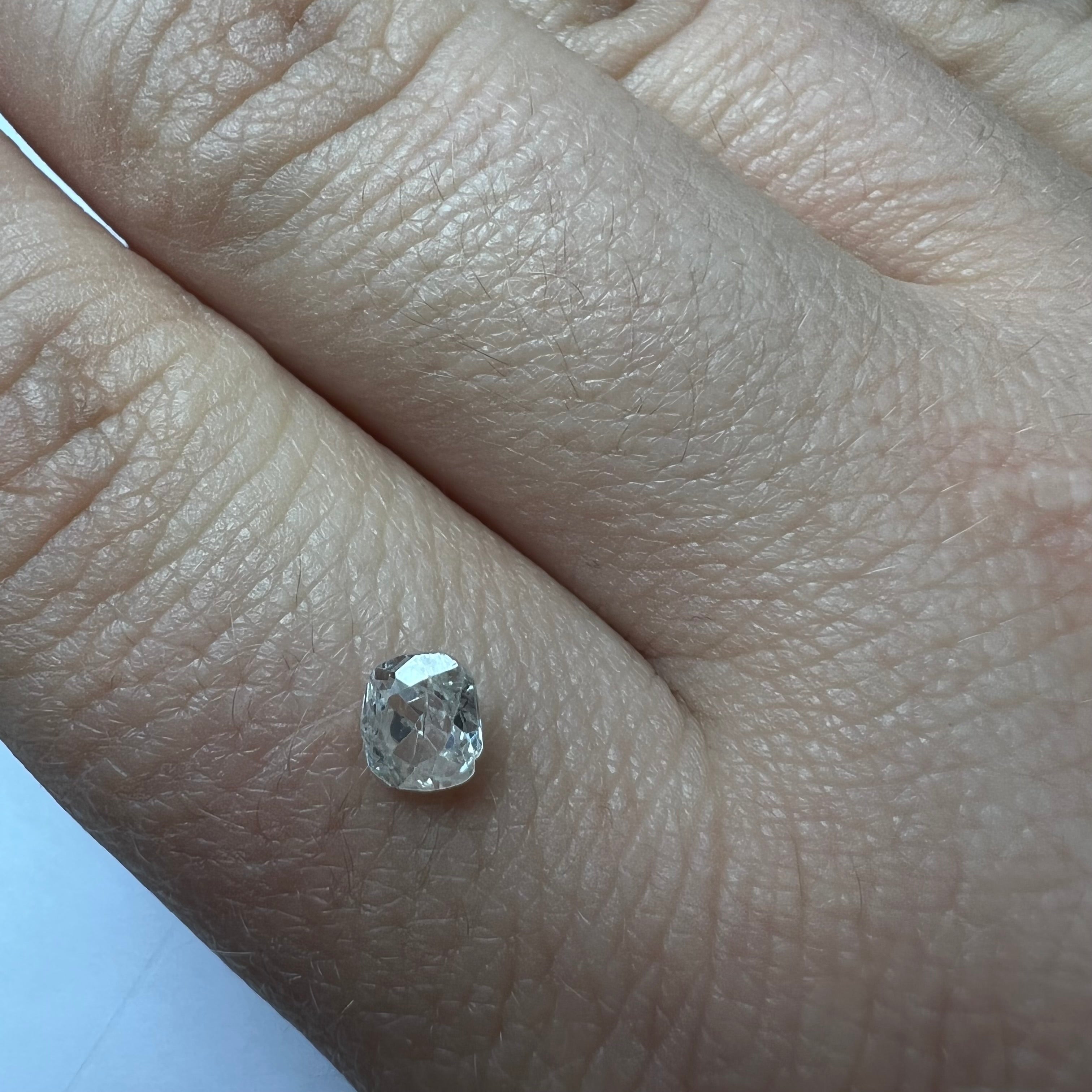 .34CT Cushion Cut Diamond K I1 4.82x4.17x1.98mm Natural Earth mined