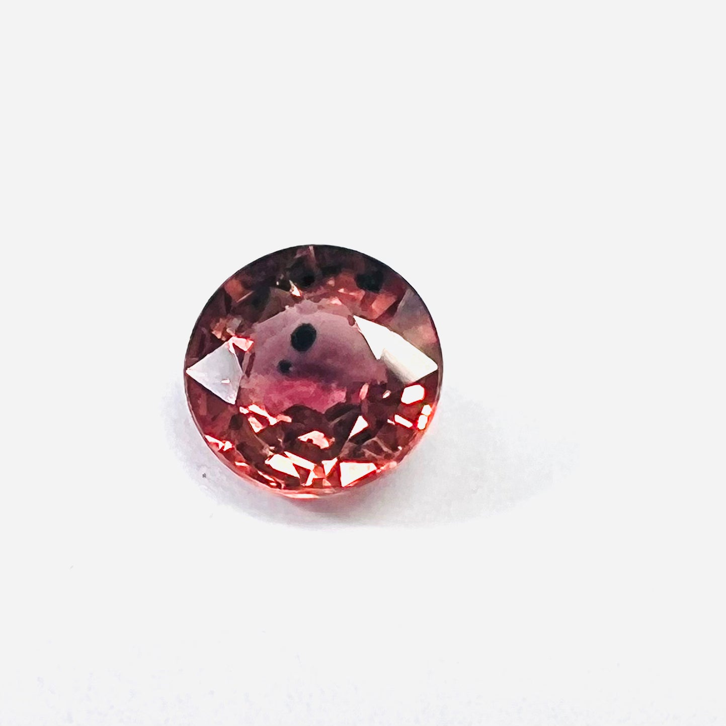 .60CT Loose Round Red Sapphire 4.84x3.03mm Earth mined Gemstone