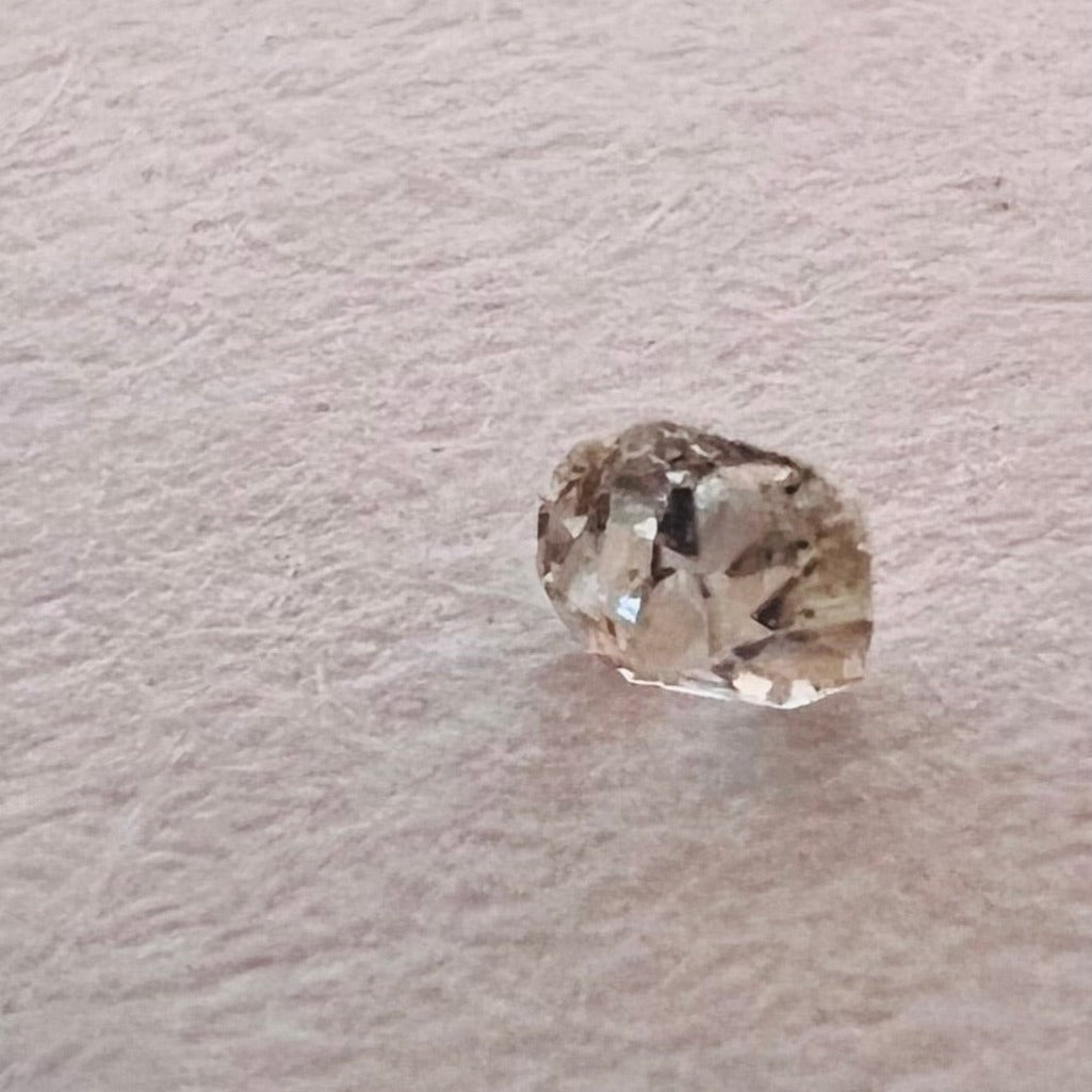 .01CT Old Mine Cut Diamond J 1.33X1.31mm Natural Earth mined