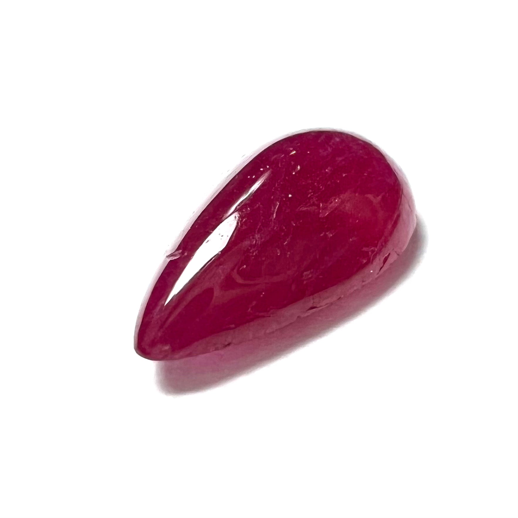 .89CTW Loose Natural Pear Ruby 7.5x4.2x2.2mm Earth mined Gemstone