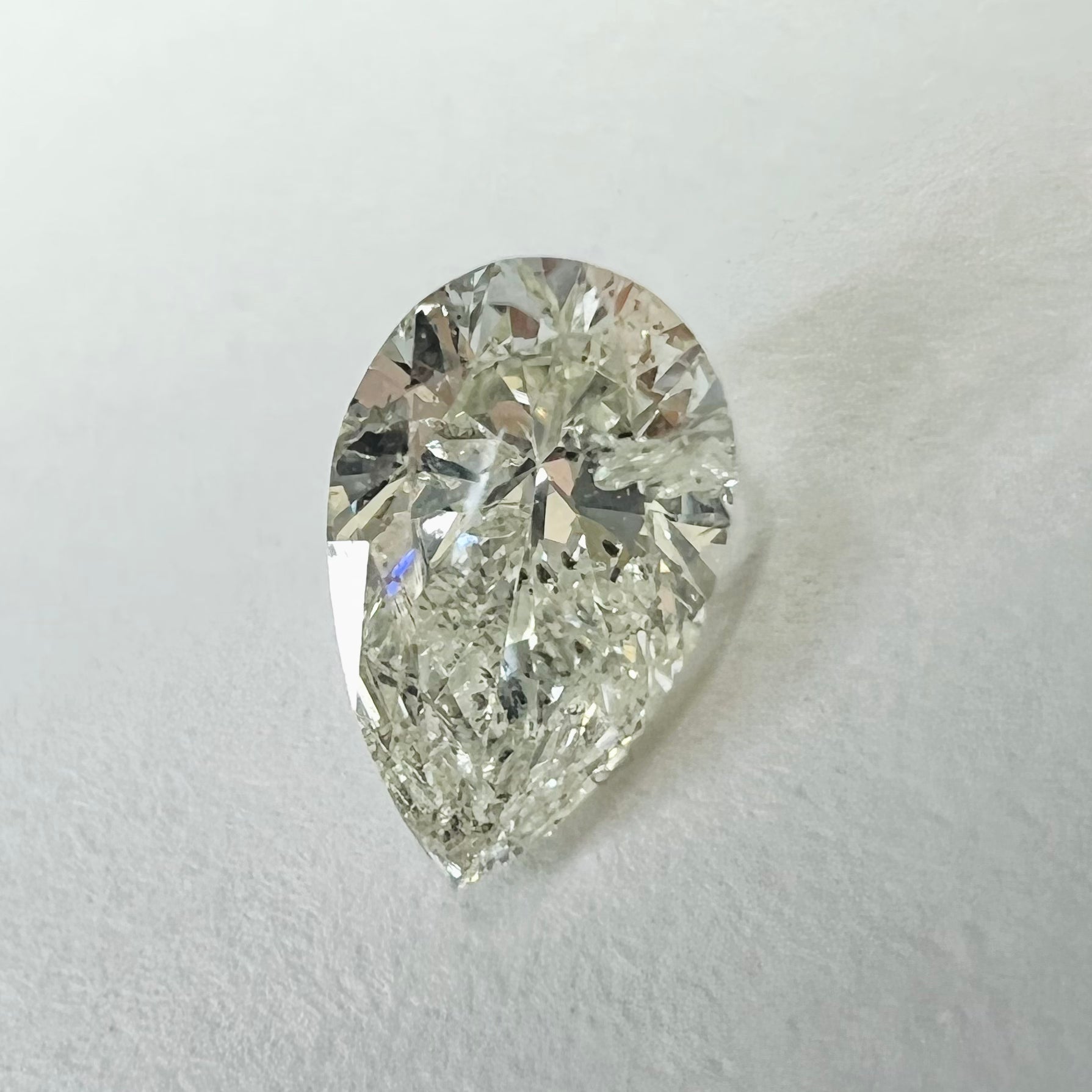 .43CT Pear Brilliant Diamond M SI2 6.32x3.95x2.51mm Natural Earth mined