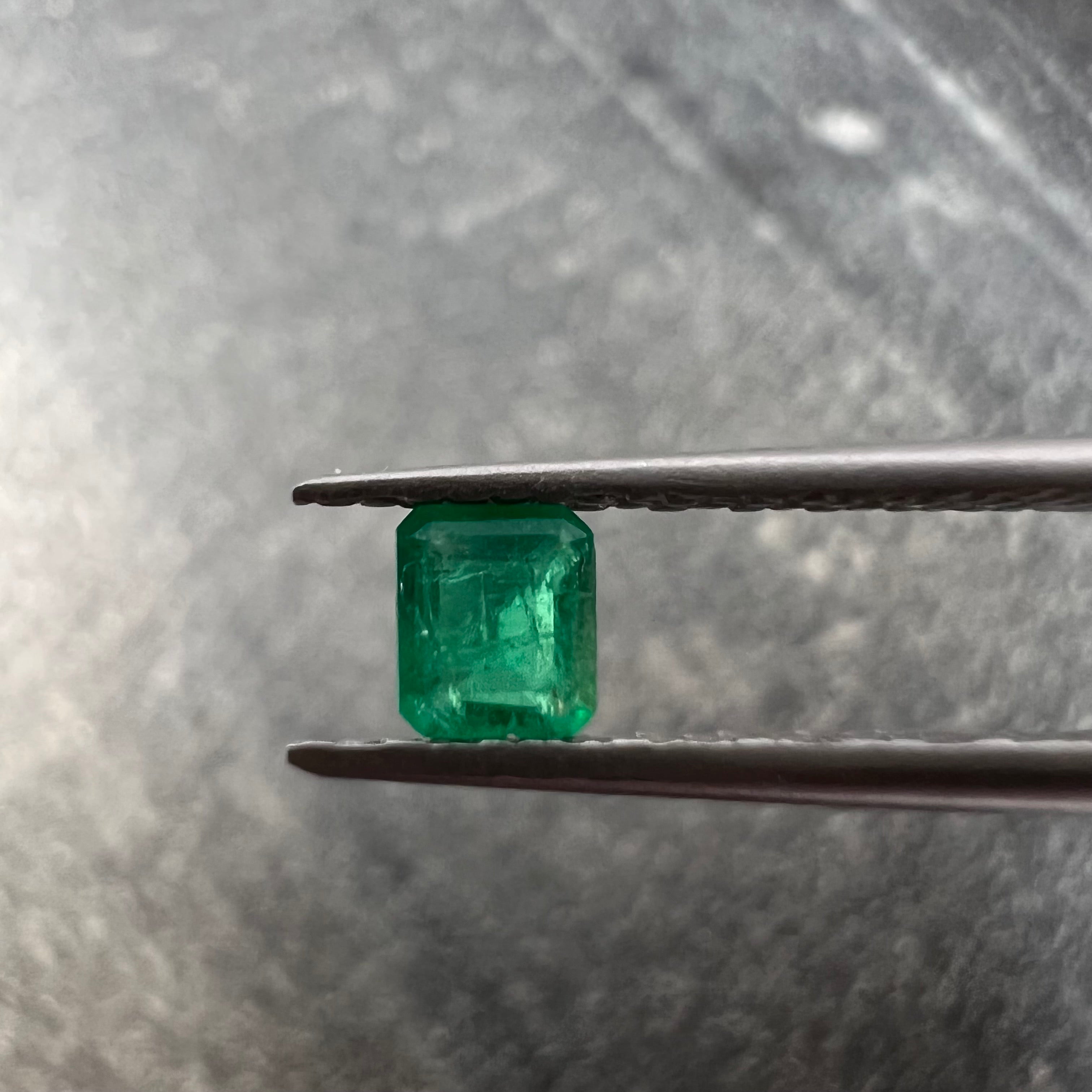 .16CT Loose Natural Colombian Emerald Radiant Cut 3.08x3.55x1.63mm Earth mined Gemstone