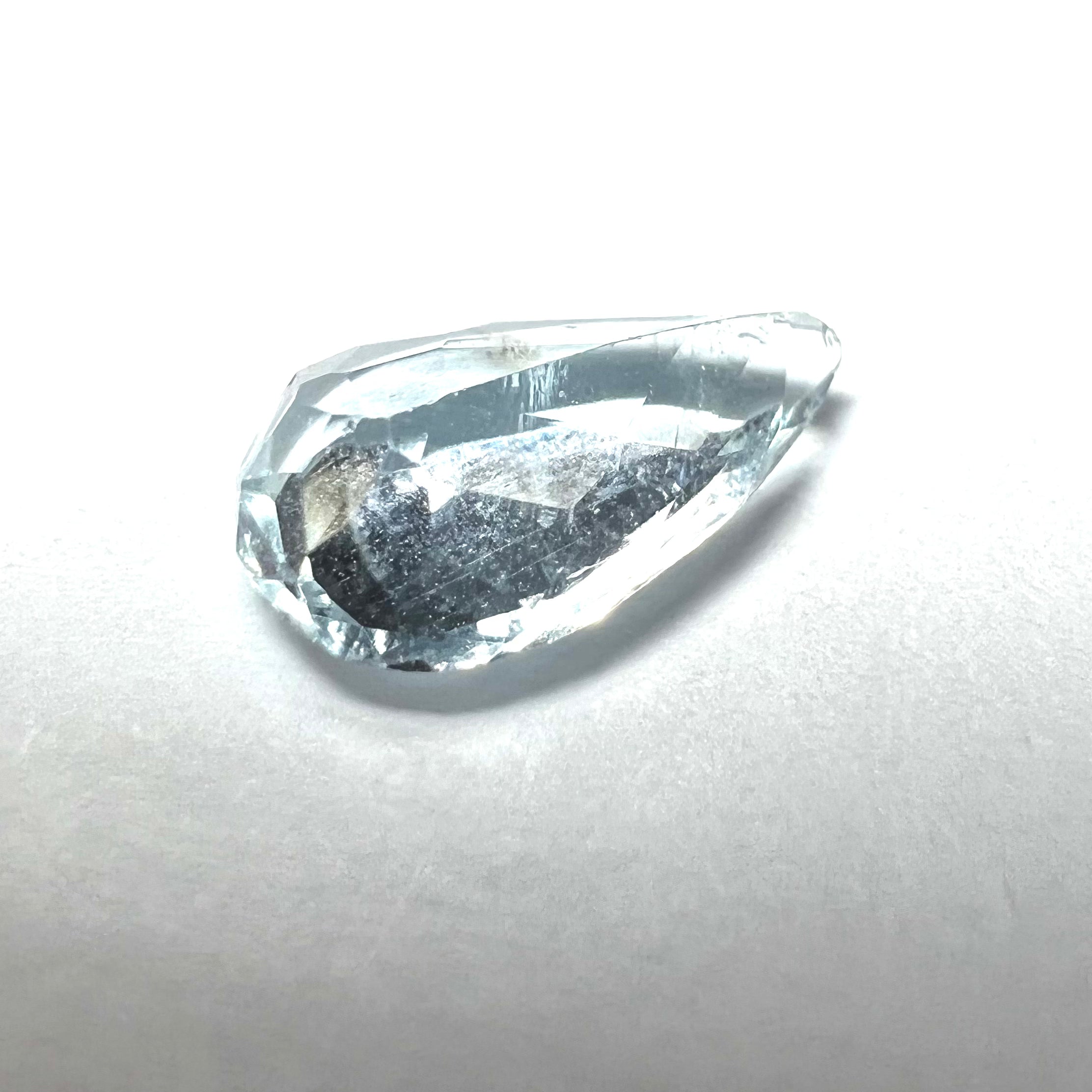 1.1CTW Loose Natural Aquamarine 10x5.5x3.3mm Earth mined Gemstone