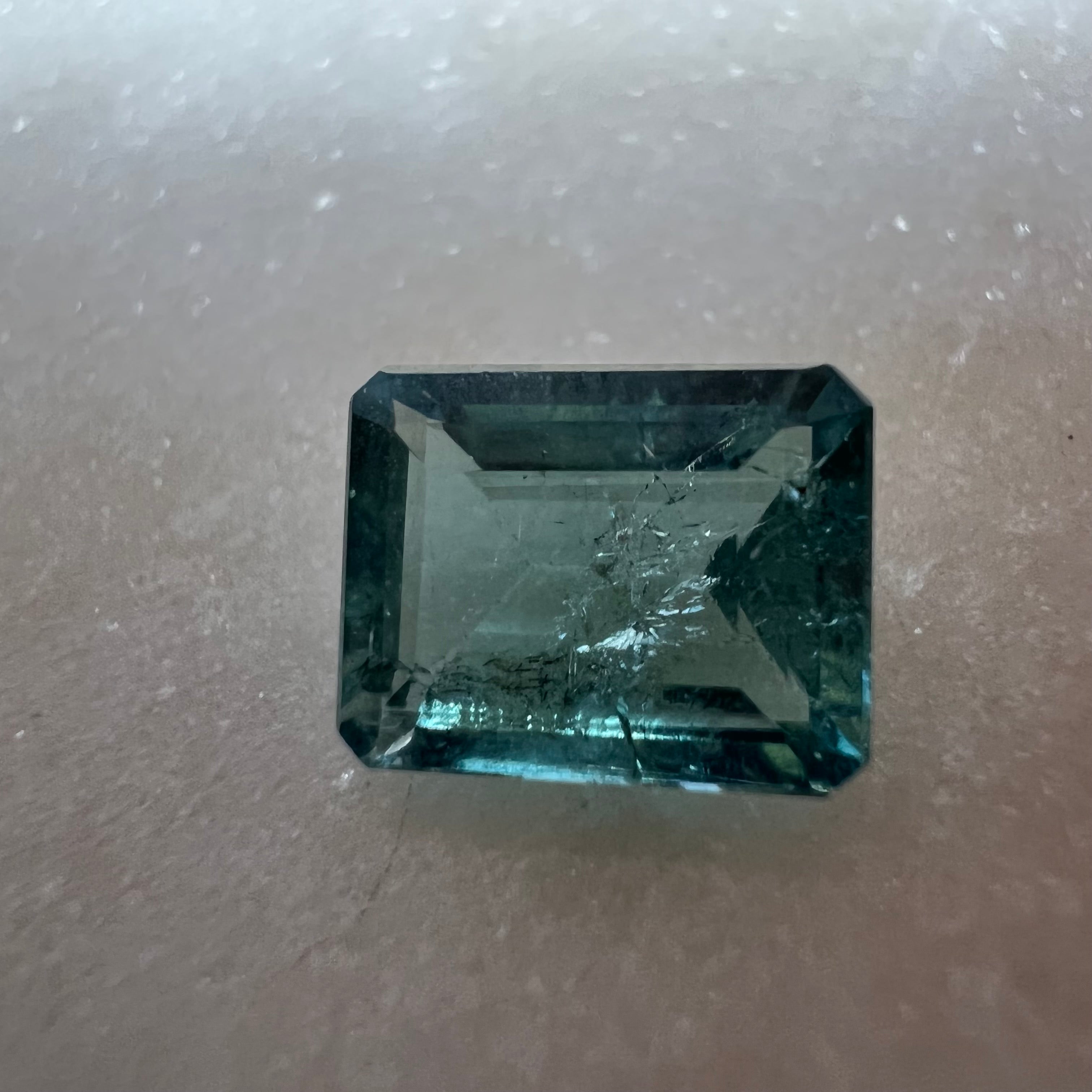 1.69CTW Natural Emerald Cut Tourmaline 8.33x6.40mm Earth mined Gemstone