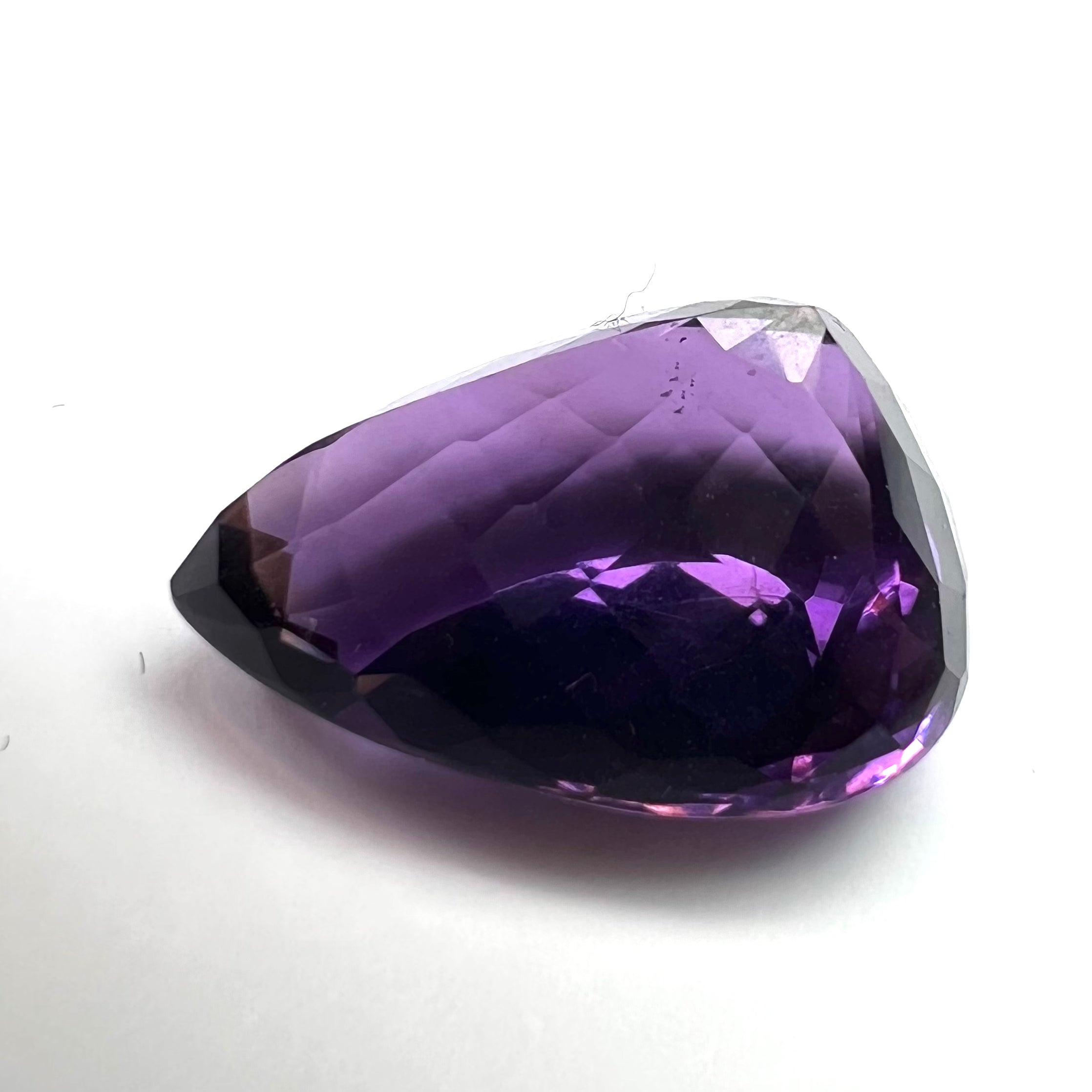 20.55CTW Loose Natural Oval Cut Amethyst 20.8x15.3x12.25mm Earth mined Gemstone