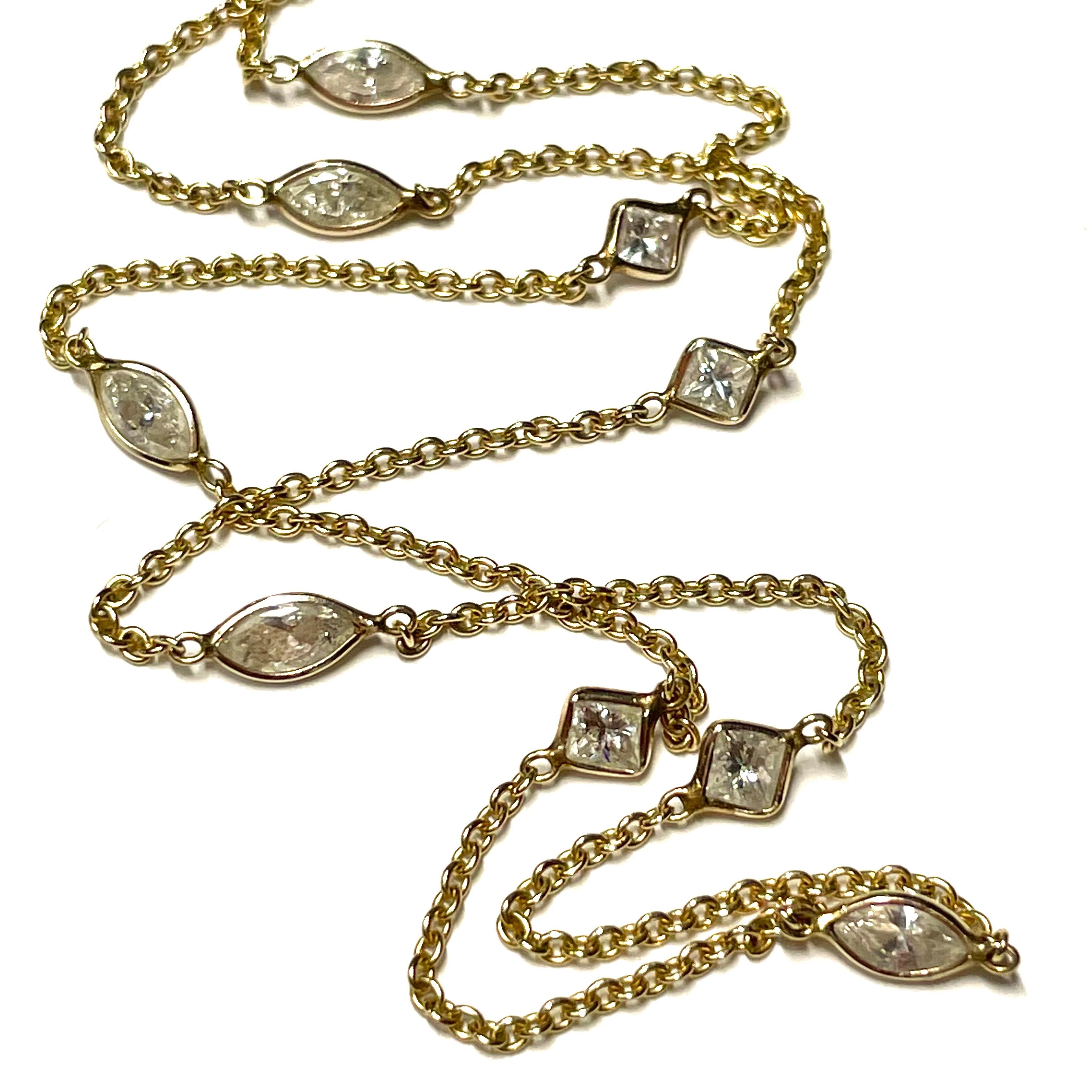 Diamonds By The Yard 14K Yellow Gold Necklace