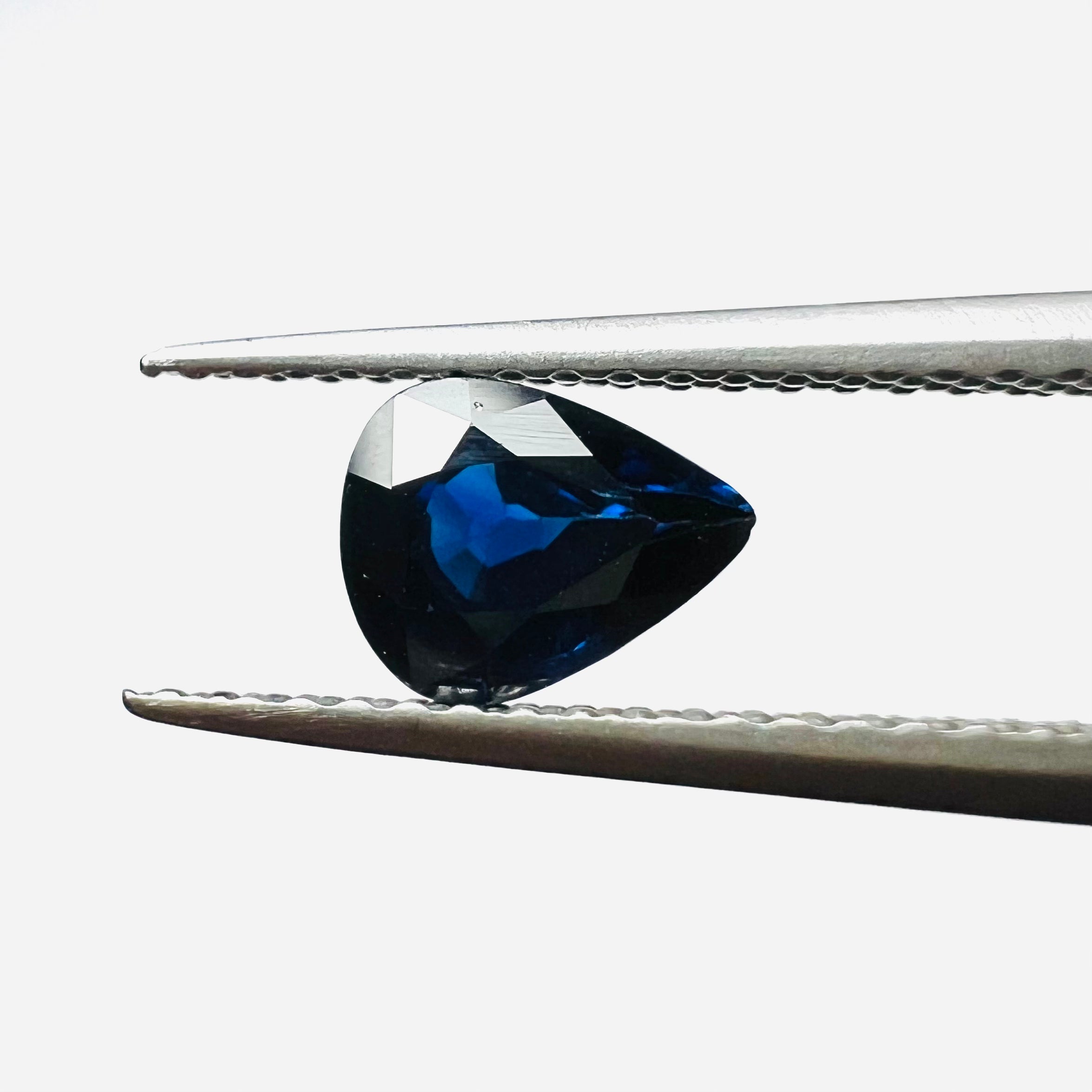 .78CT Loose Blue Pear Sapphire 6x5x3mm Earth mined Gemstone