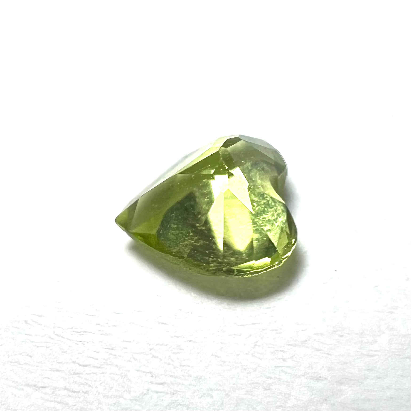 .40CT Loose Natural Heart Cut Peridot 5x3mm Earth mined Gemstone