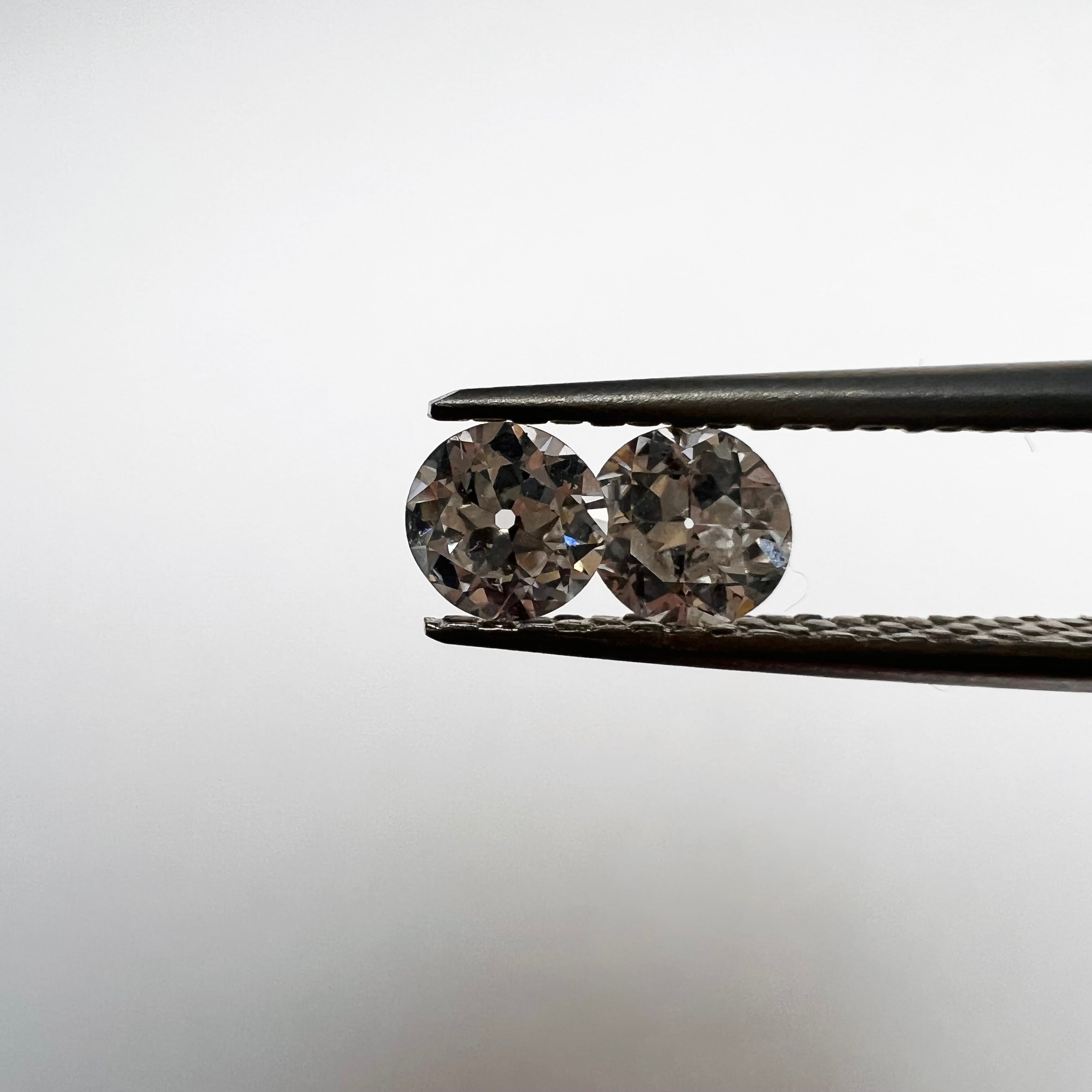.38ctw Old Mine Cut Diamond I VS1 3.5mm Natural Earth mined
