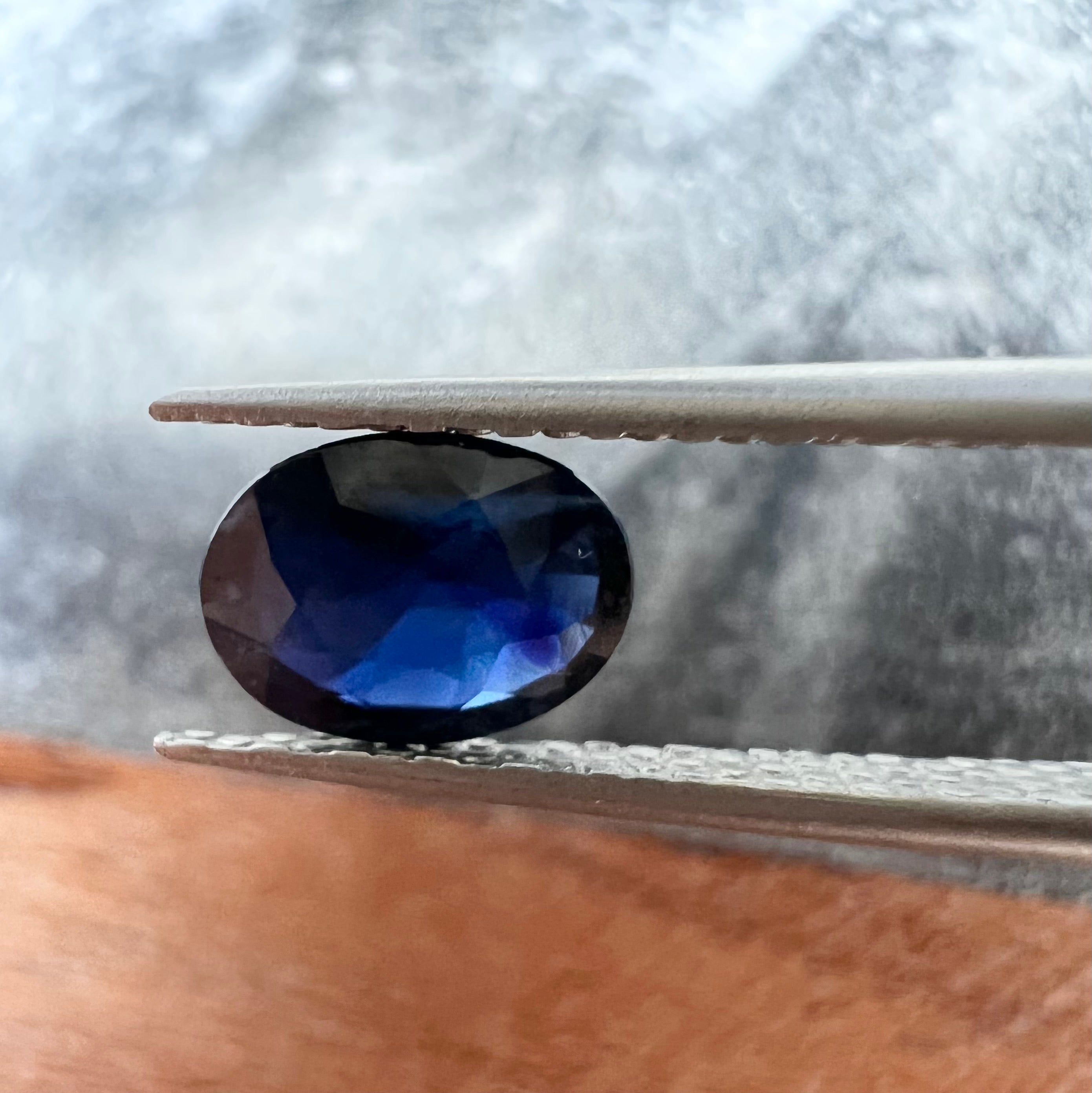 .81CT Loose Natural Oval Sapphire 6.95x5.10x2.52mm Earth mined Gemstone