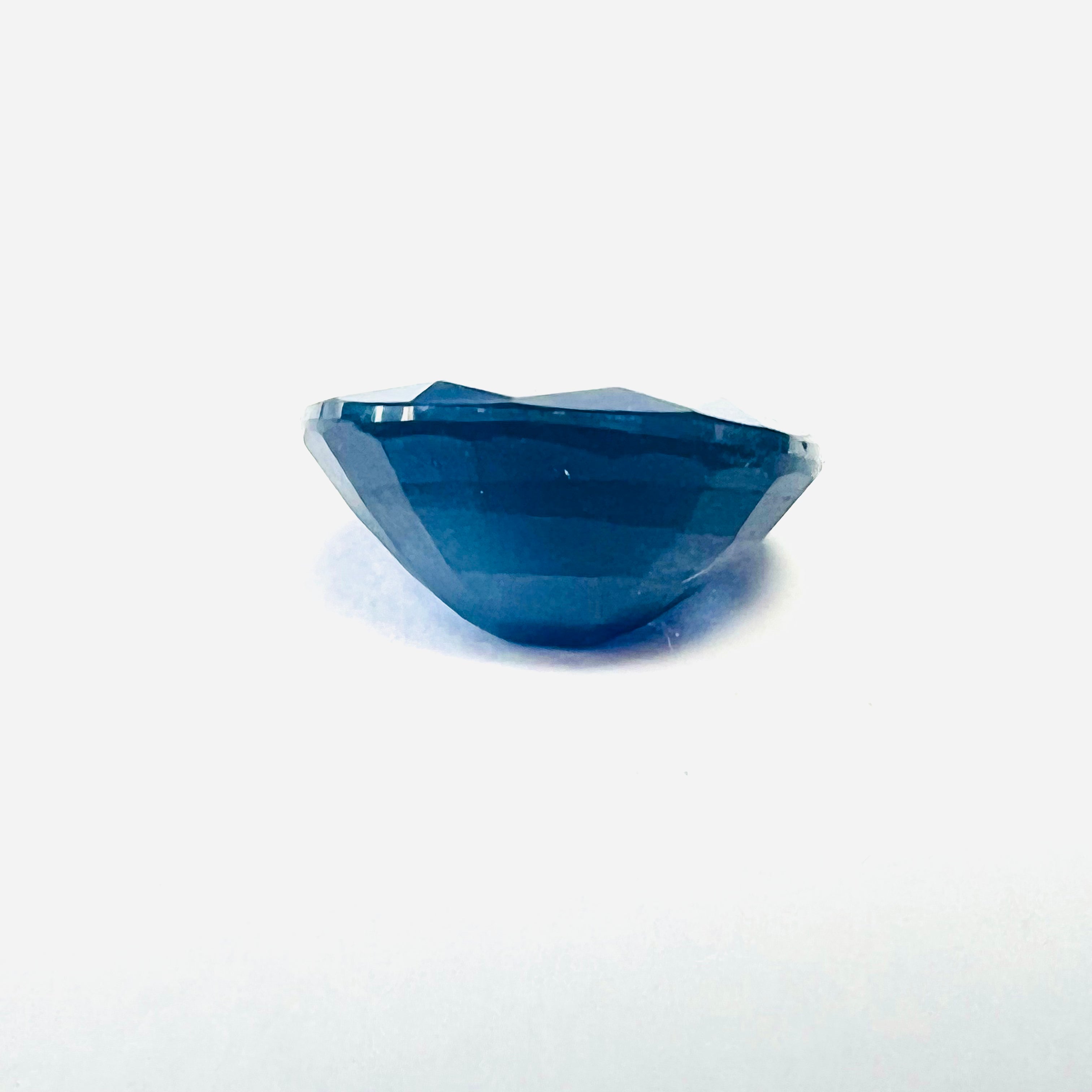 1.64CTW Loose Blue Sapphire 7.9x6x4.2mm Earth mined Gemstone