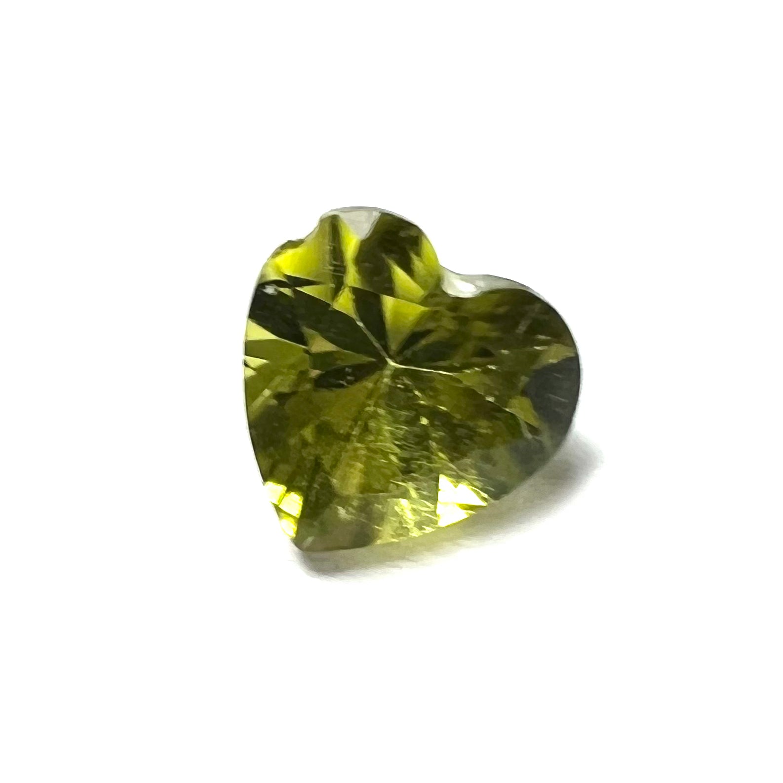 .46CT Loose Natural Heart Cut Peridot 5x3mm Earth mined Gemstone