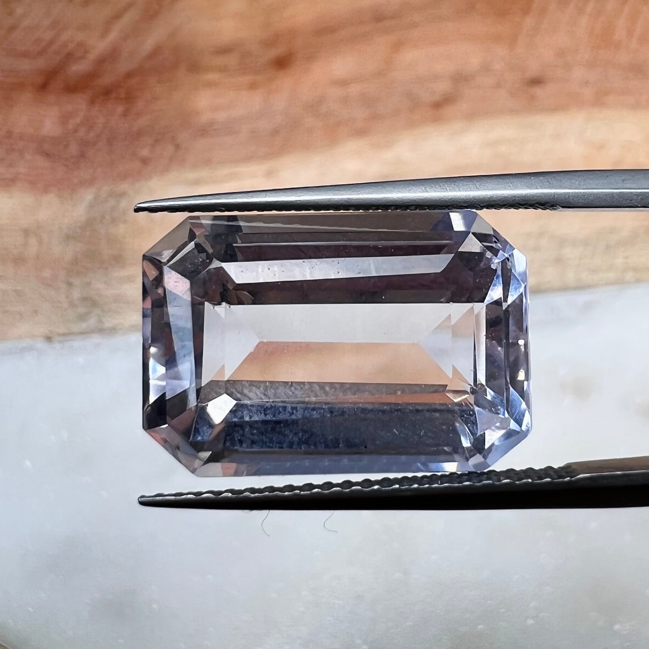 12.93CTW Natural Emerald Cut Kunzite 17.17x11.56mm Earth mined Gemstone