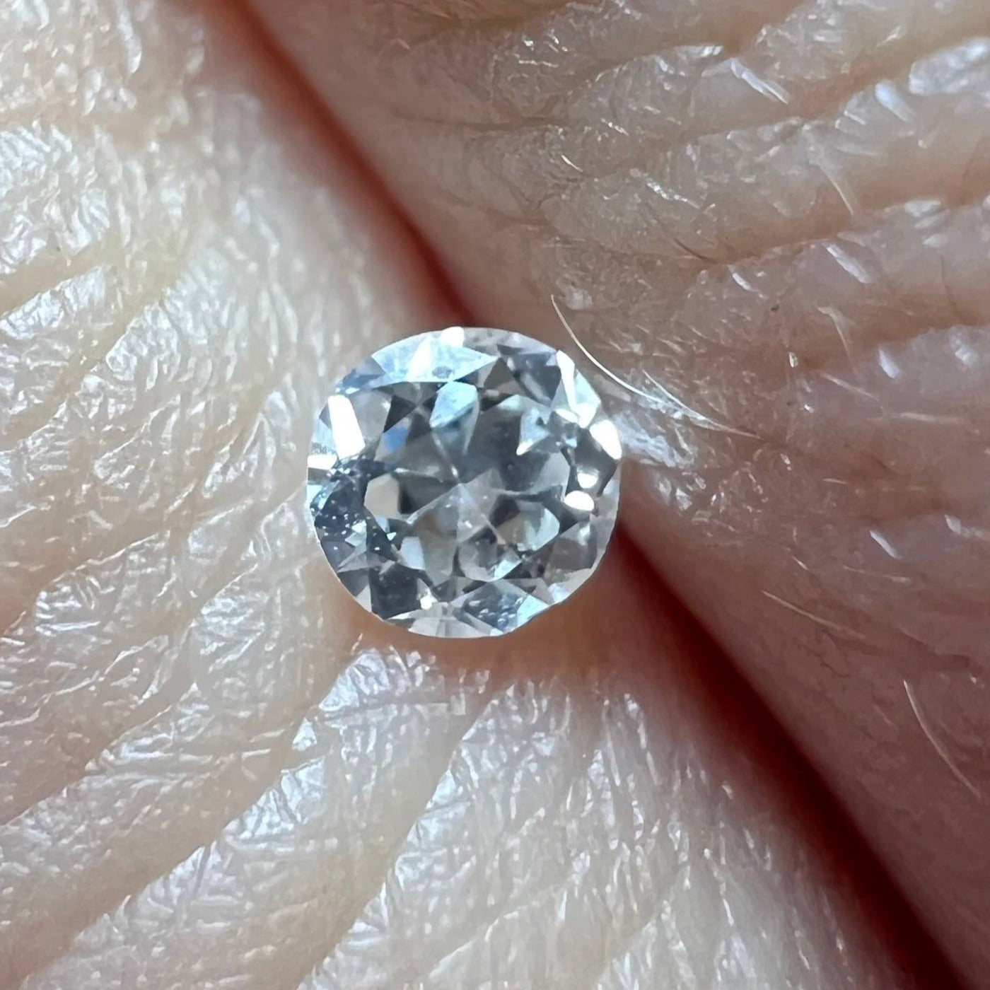 .17CT Old Mine Cut Diamond I/J SI1 3.46x2.11mm Natural Earth mined
