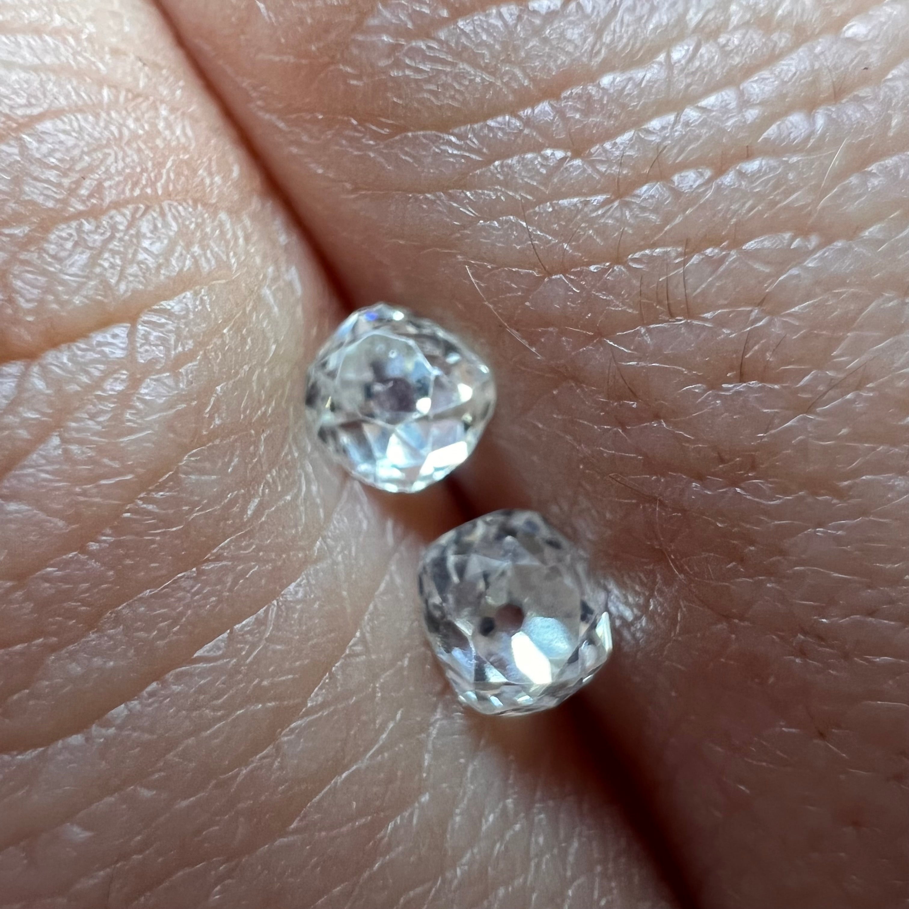 .74ctw Old Mine Cut Diamond I/J SI1 4.5X4mm Natural Earth mined