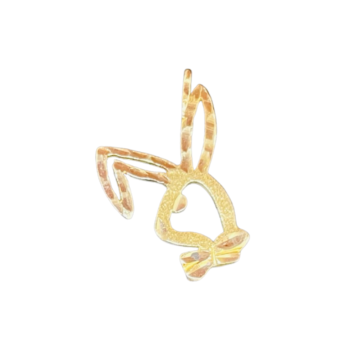 Bunny 14K Yellow Gold Charm Pendant