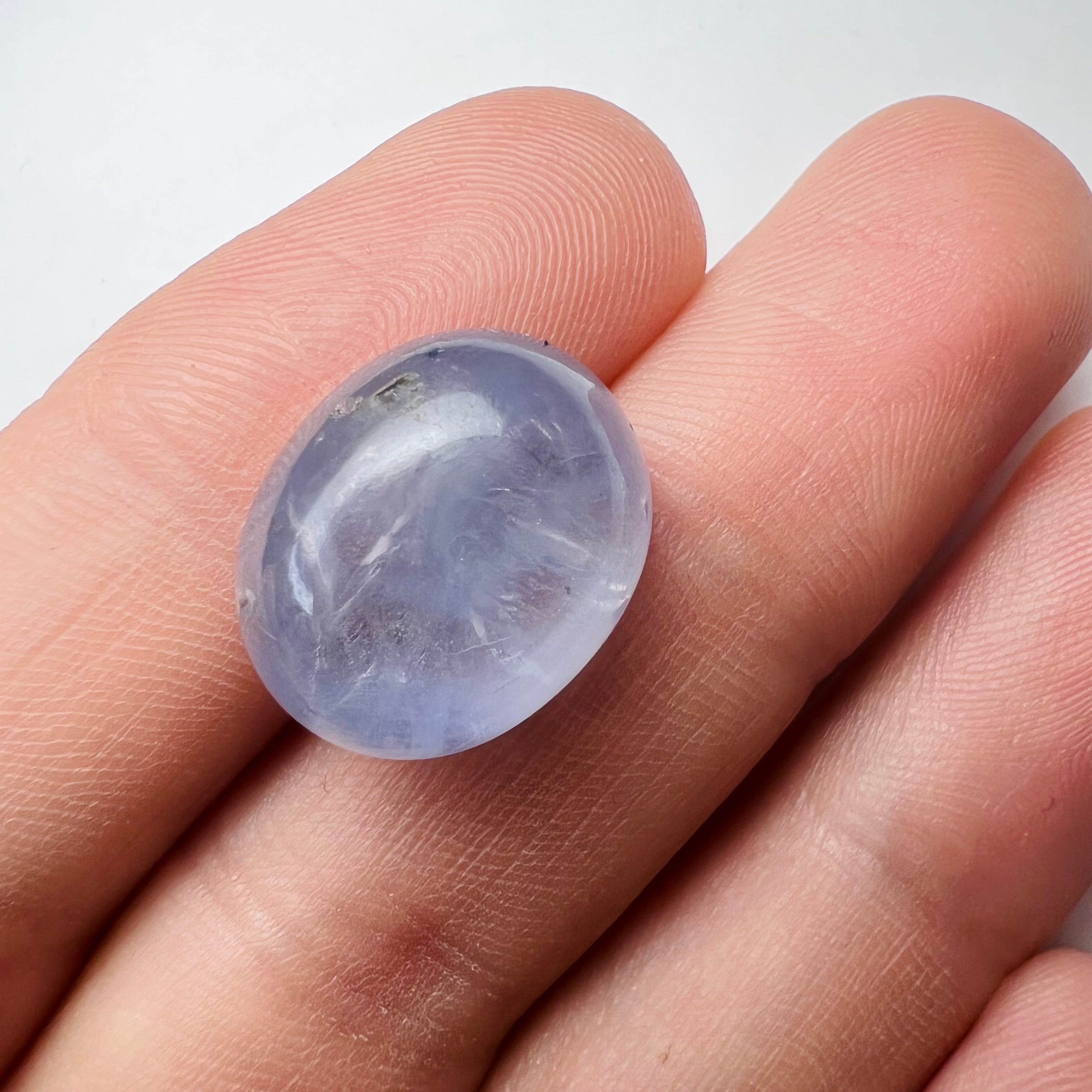 18.22CT Loose Natural Cabochon Sapphire 16.96X14.12mm Earth mined Gemstone