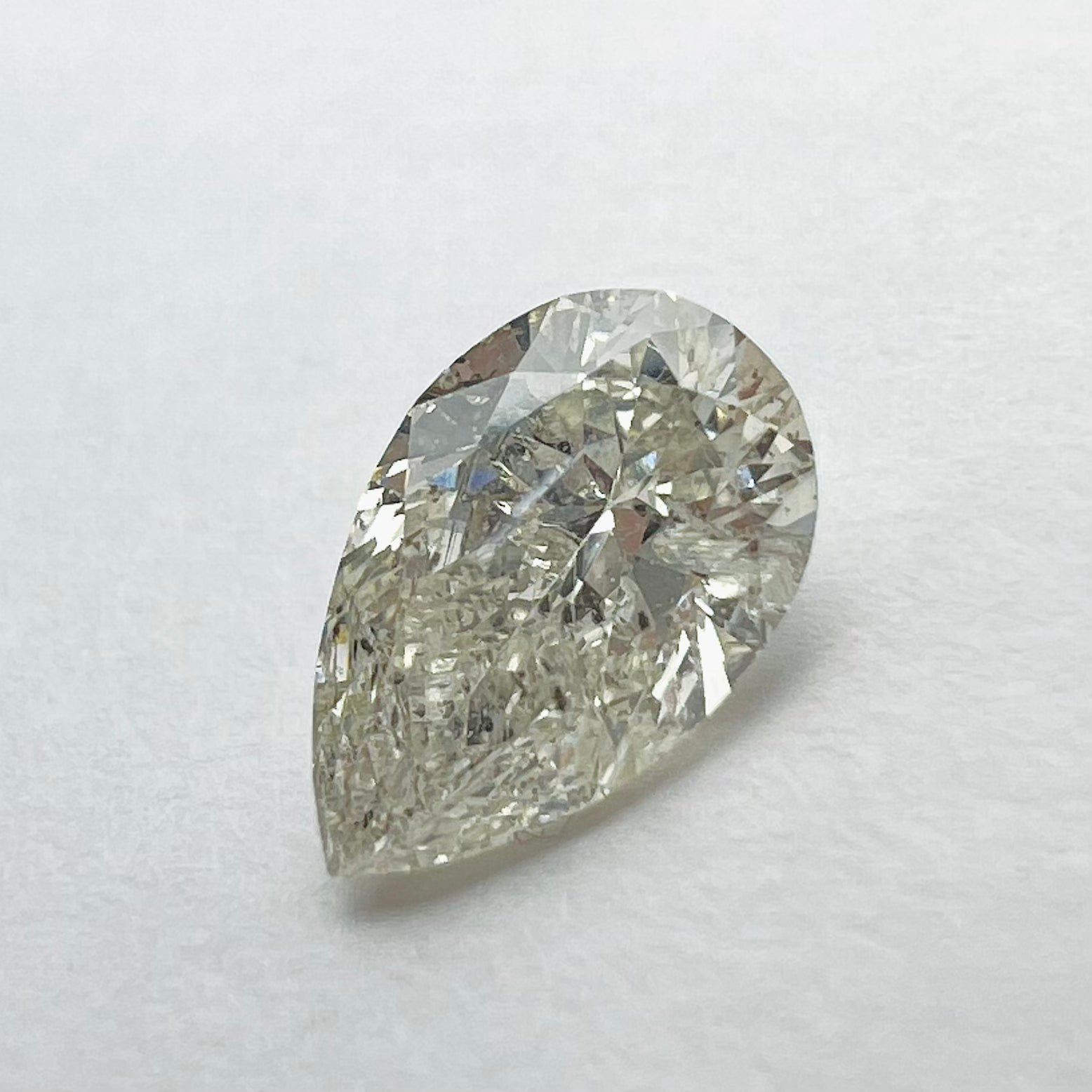 .43CT Pear Brilliant Diamond M SI2 6.32x3.95x2.51mm Natural Earth mined