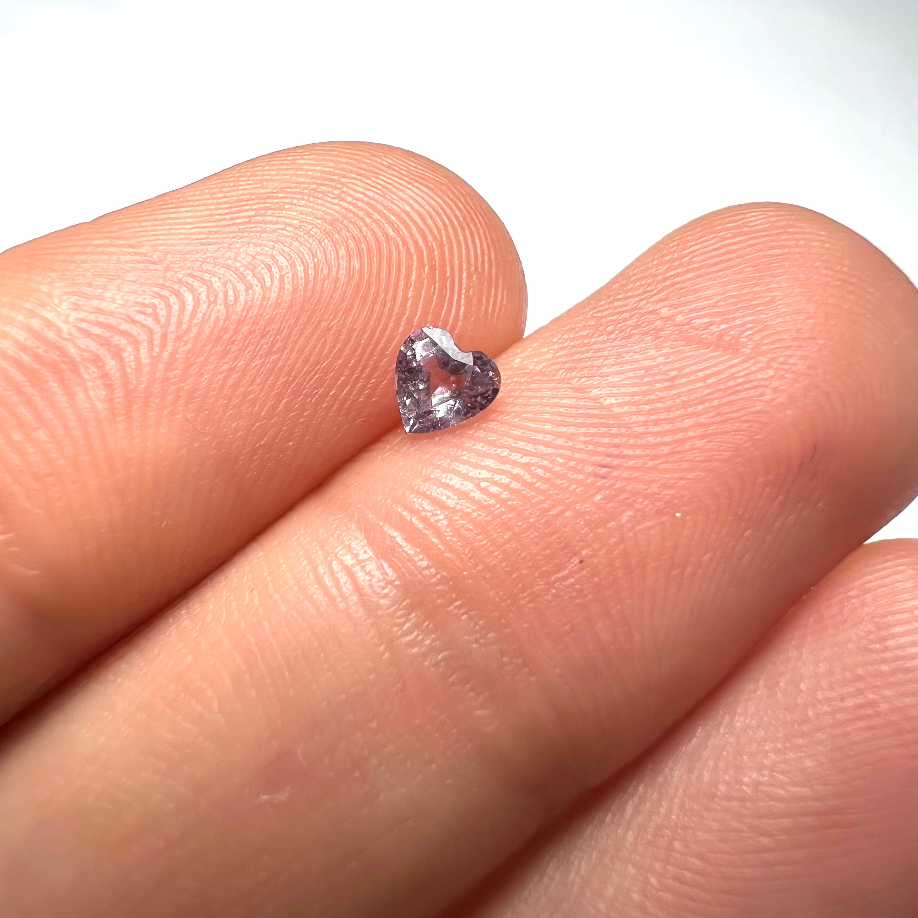 .33CT Loose Heart Purple Sapphire 4.01x4x2.01mm Earth mined Gemstone