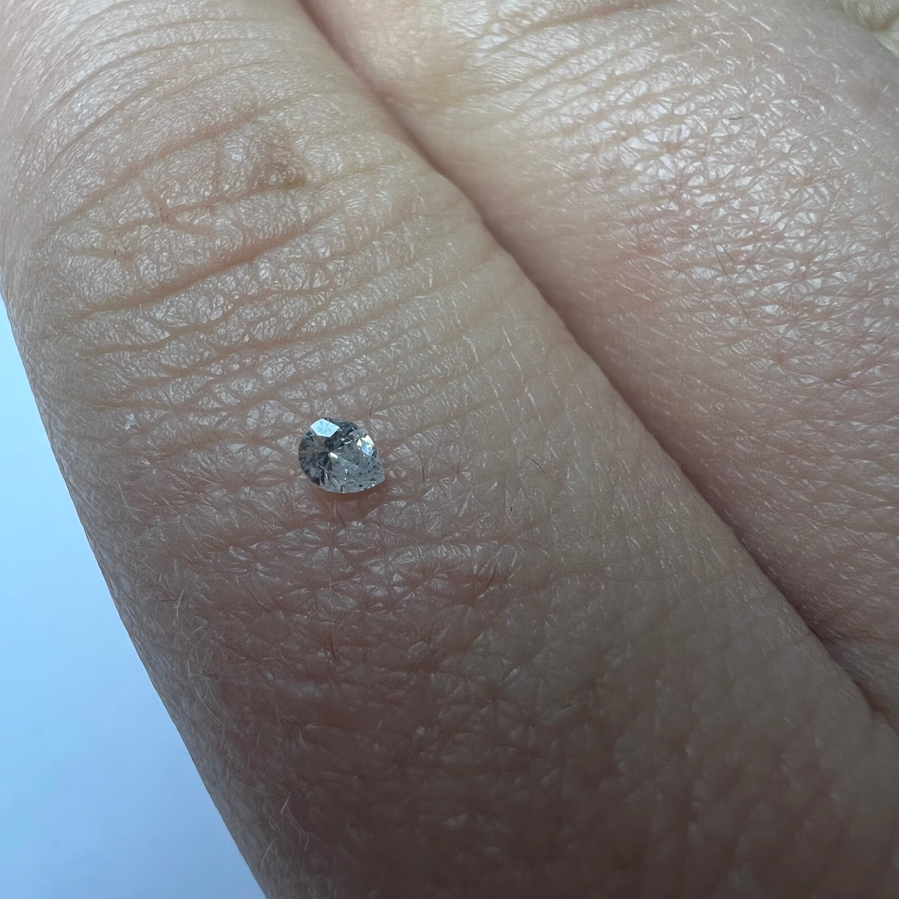 .05CT Pear Diamond G I2 2.71x2.12x1.29mm Natural Earth mined