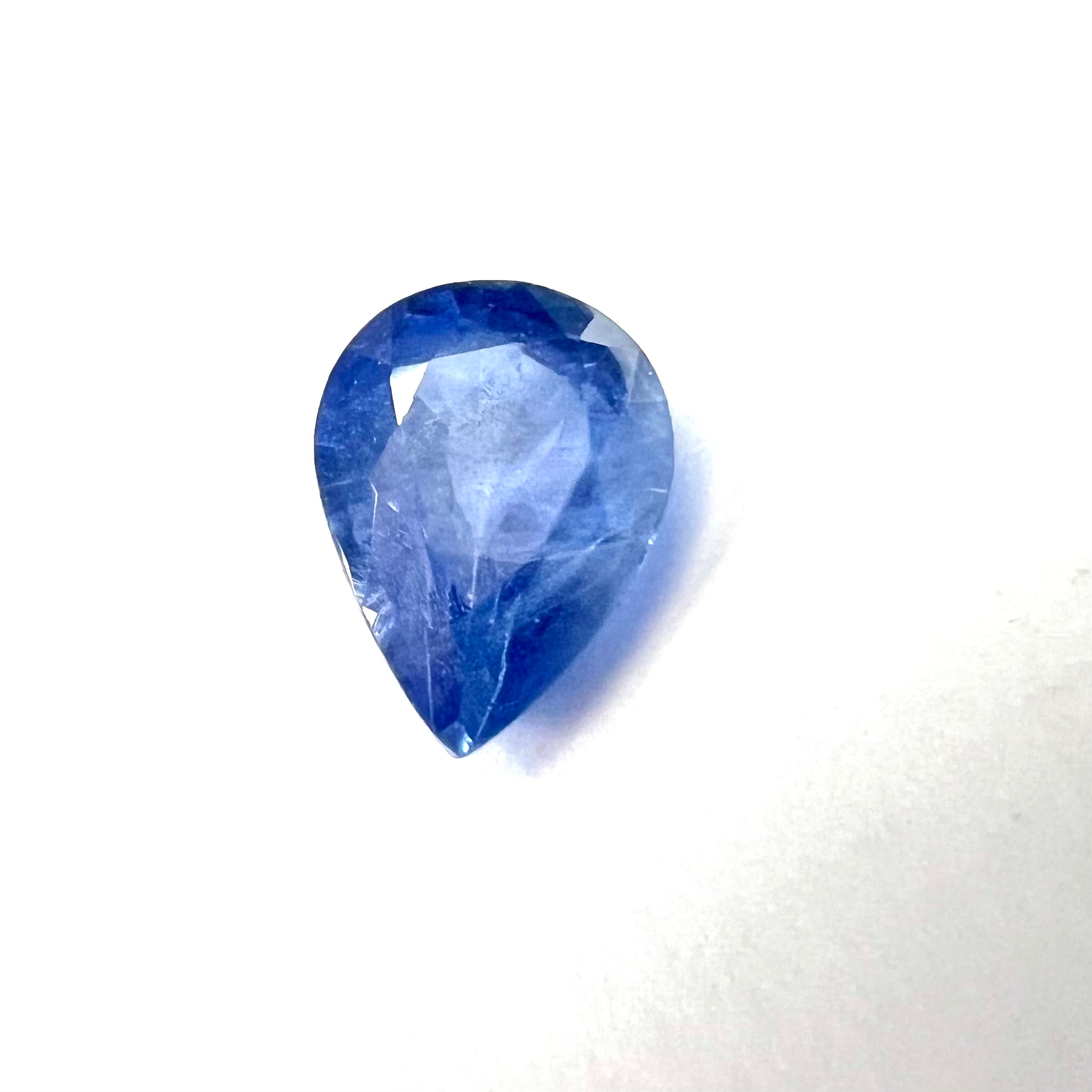 1.33CTW Loose Pear Shape Sapphire 7.5x5.6x4.06mm Earth mined Gemstone