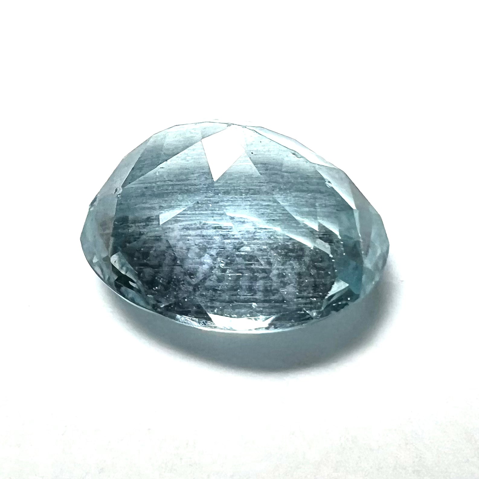 1.94CTW Loose Natural Aquamarine 8.5x7x5mm Earth mined Gemstone