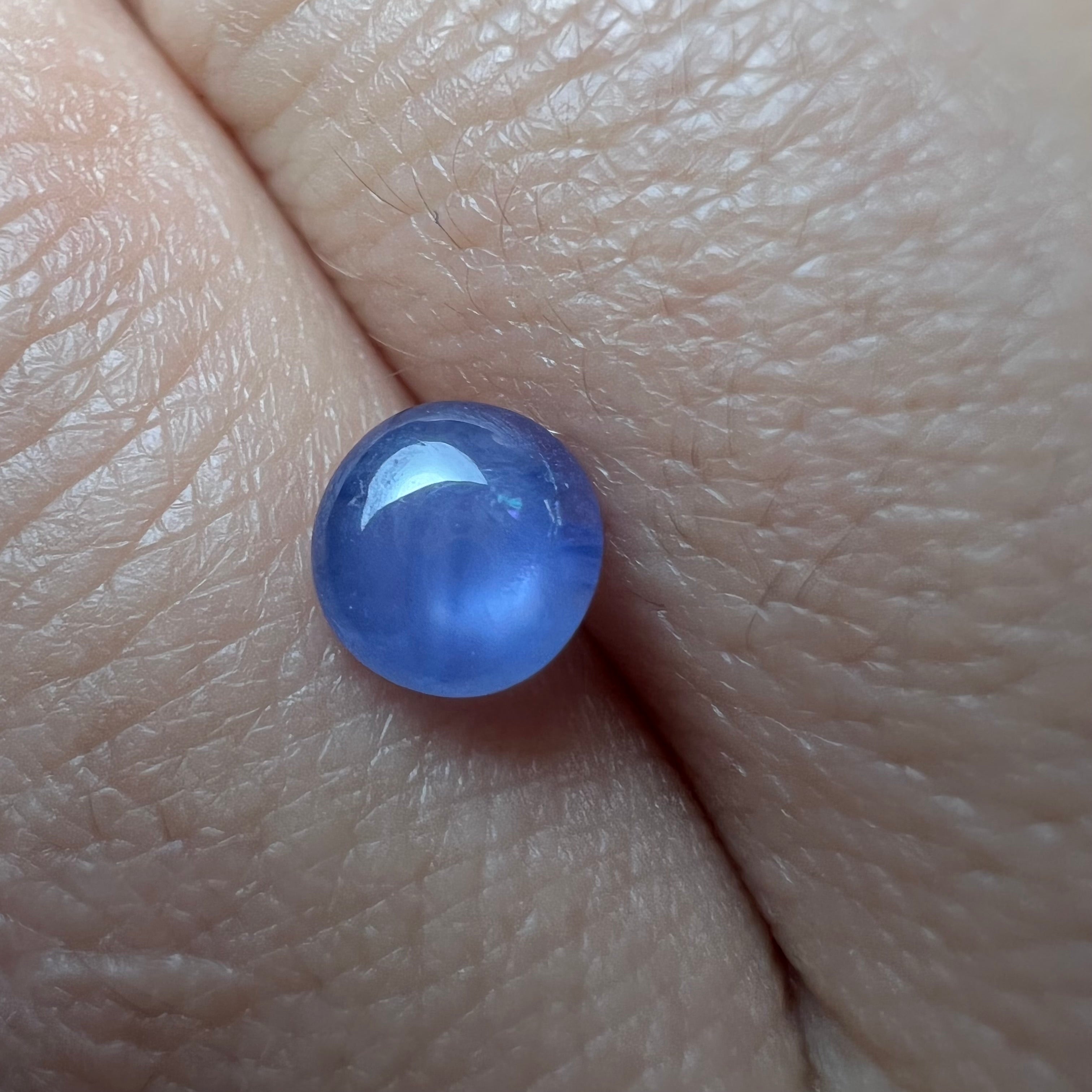 1.17CTW Loose Natural Cabochon Sapphire 5.96x2.82mm Earth mined Gemstone