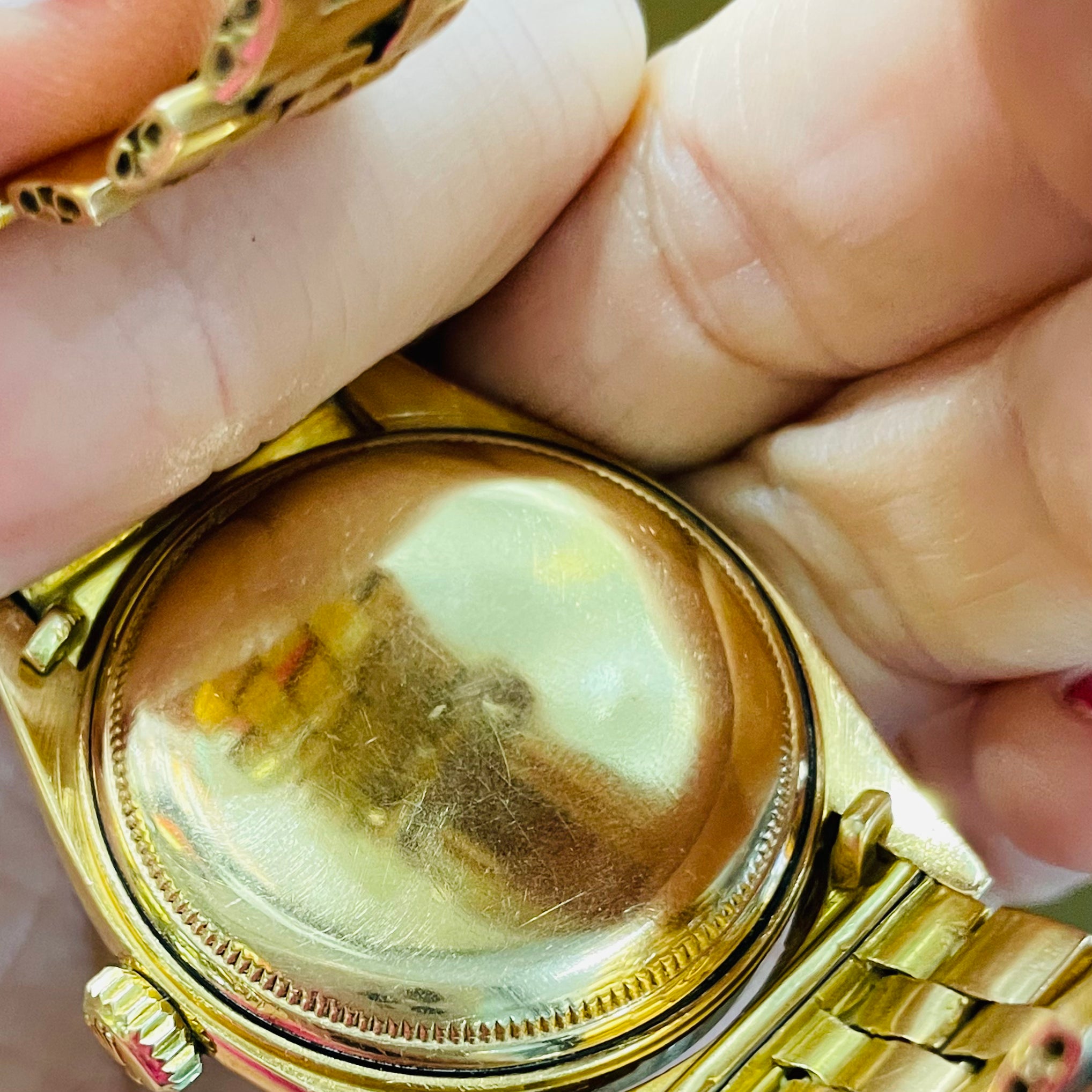 Solid 18K Yellow Gold Rolex Vintage Watch