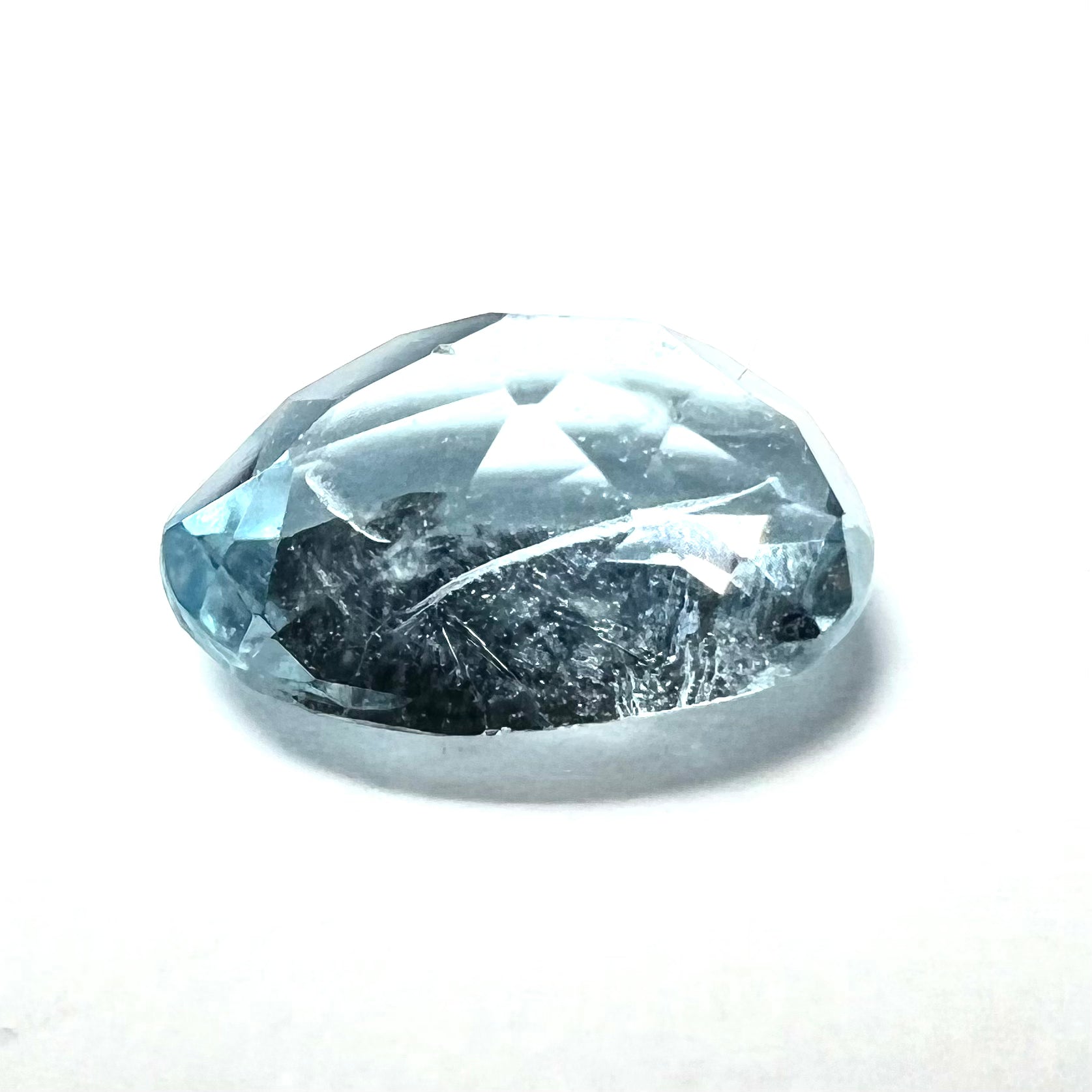 .78CT Loose Natural Aquamarine 6x5x3mm Earth mined Gemstone