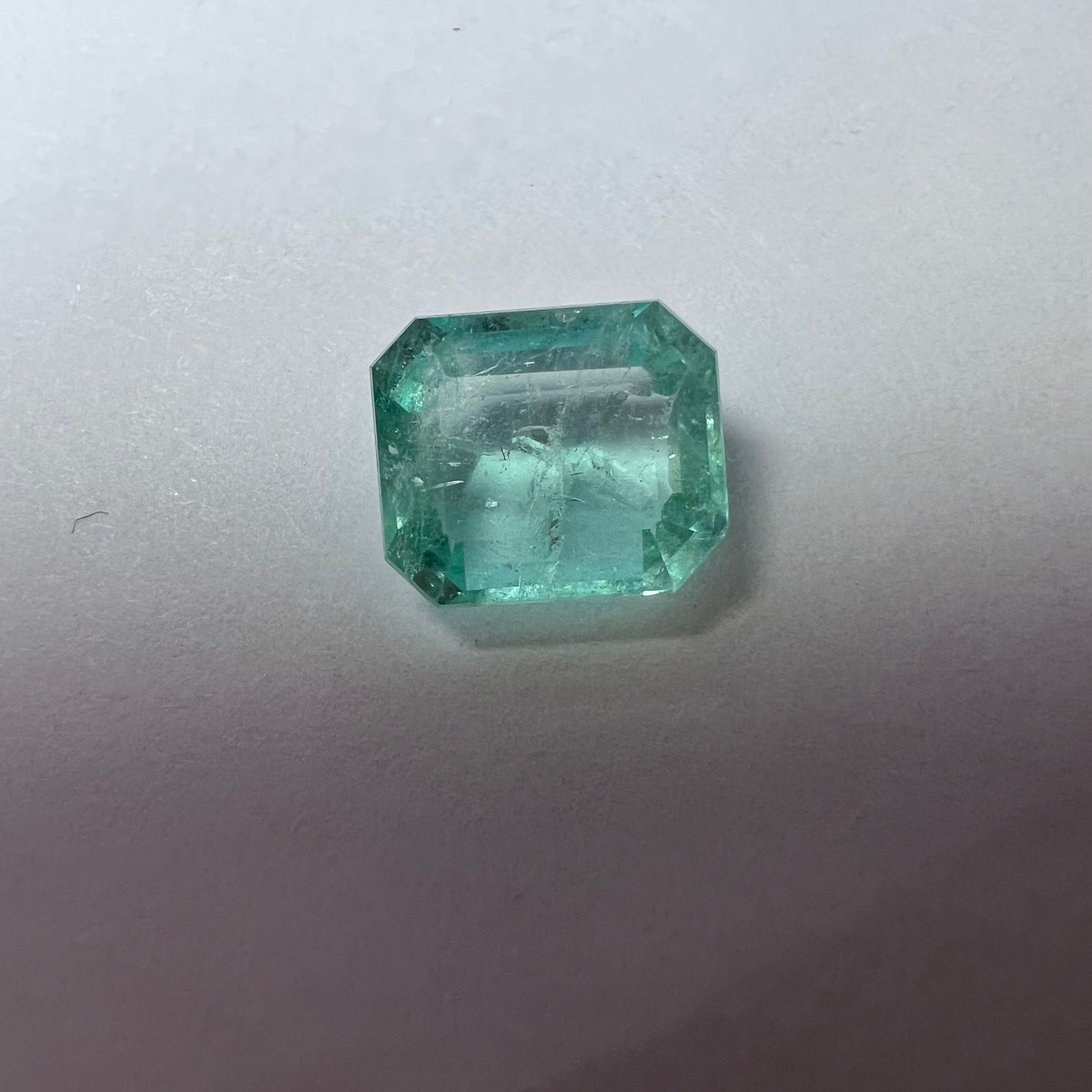 2.94CT Natural Colombian Emerald Rectangle Cut 9.86x8.21x4.69mm