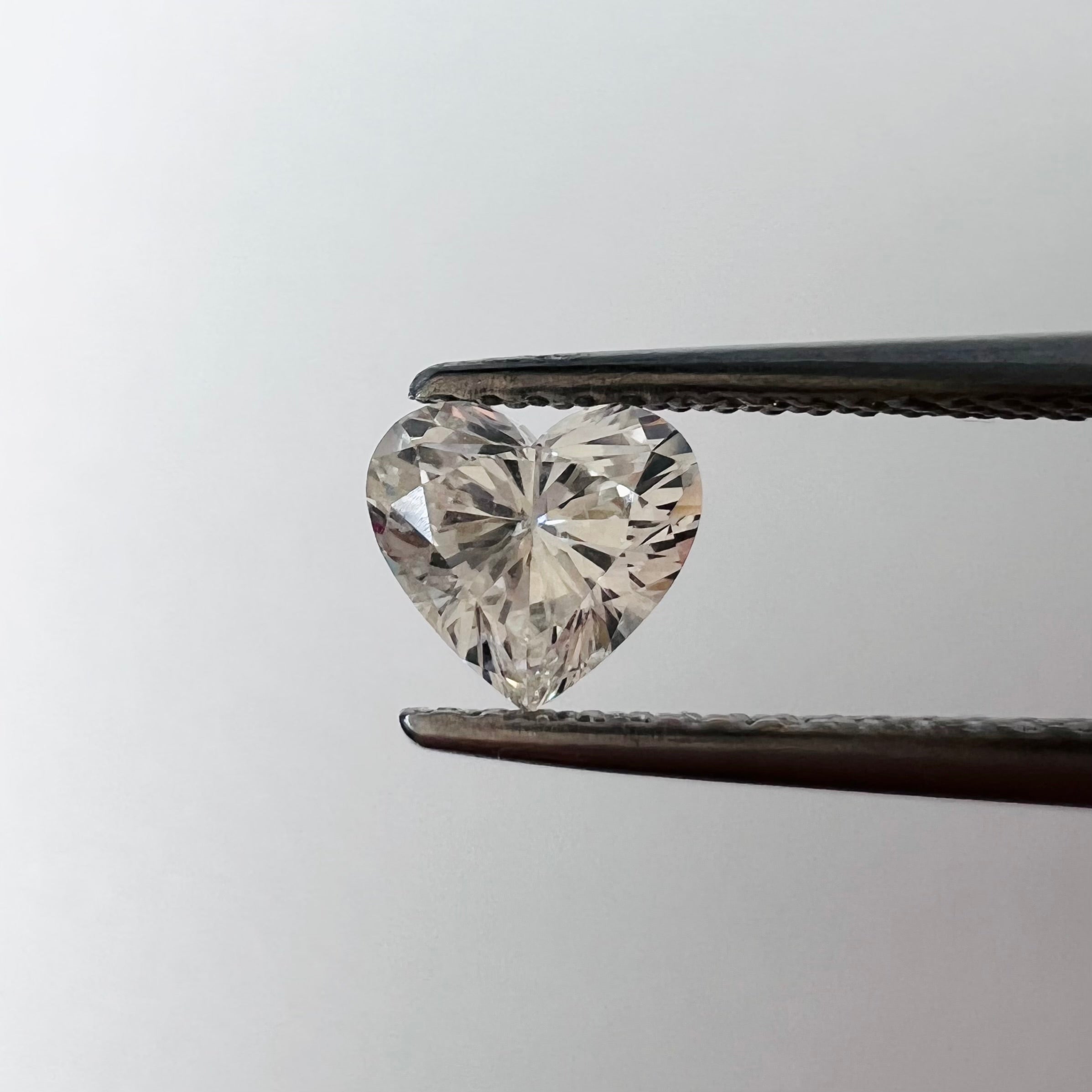 .66CT Heart Brilliant Diamond K SI1 5.60x6.06x3.37mm Natural Earth mined