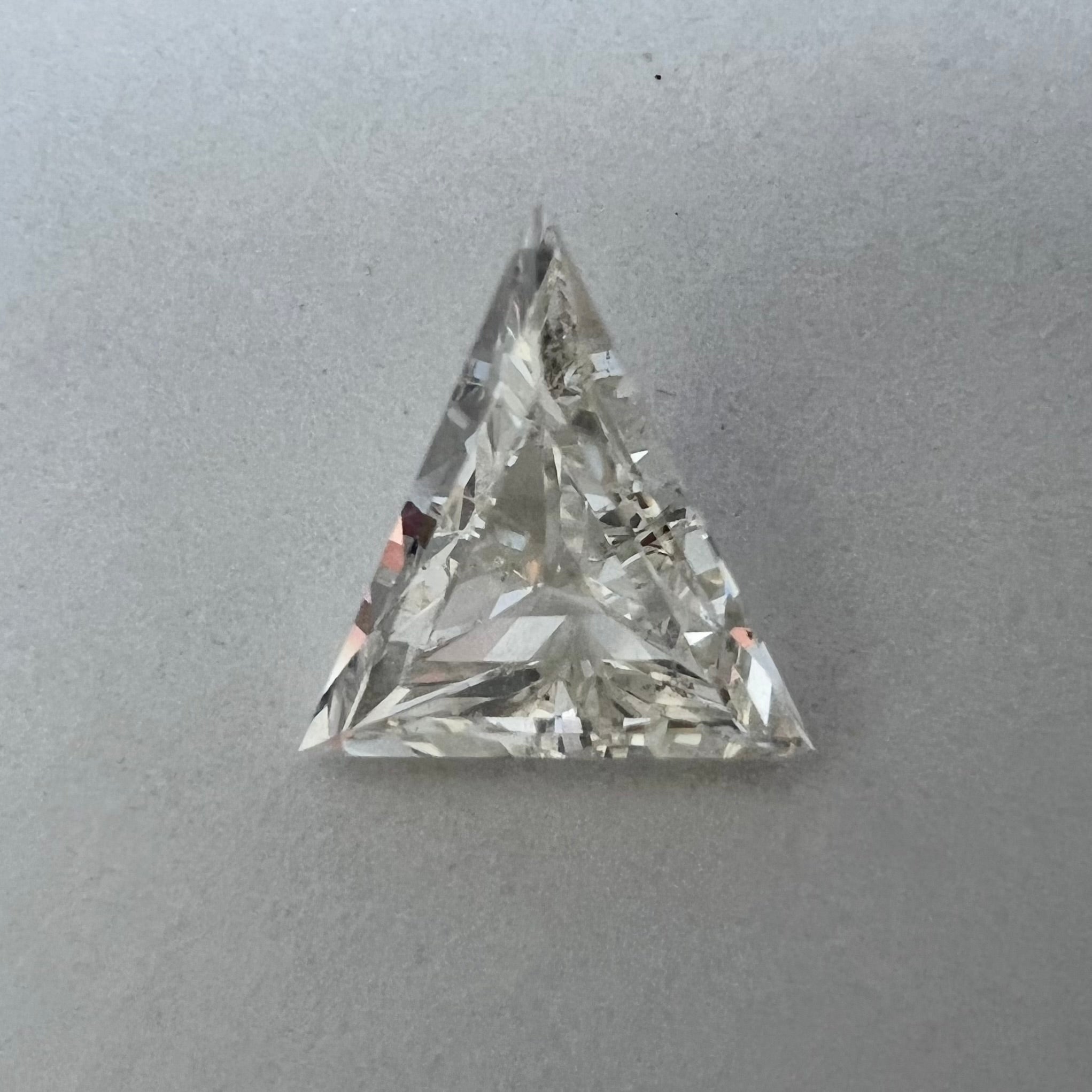 .65CT Trillion Cut Diamond J/K VS2 7.14x6.15mm Natural Earth mined