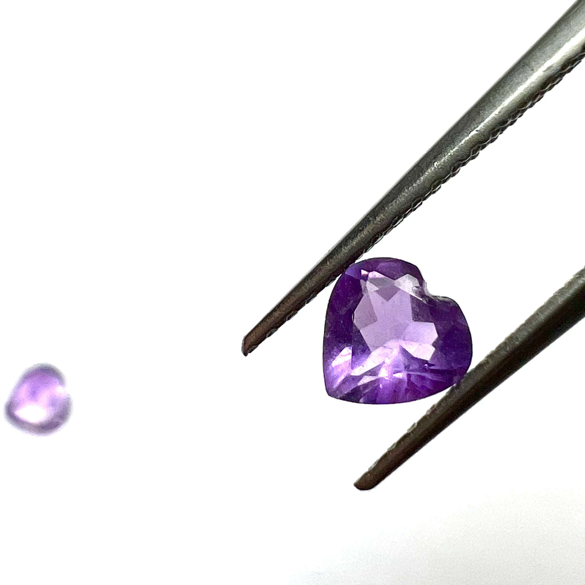 1/2CT Natural Loose Heart Amethyst 5mm earth mined Gemstone