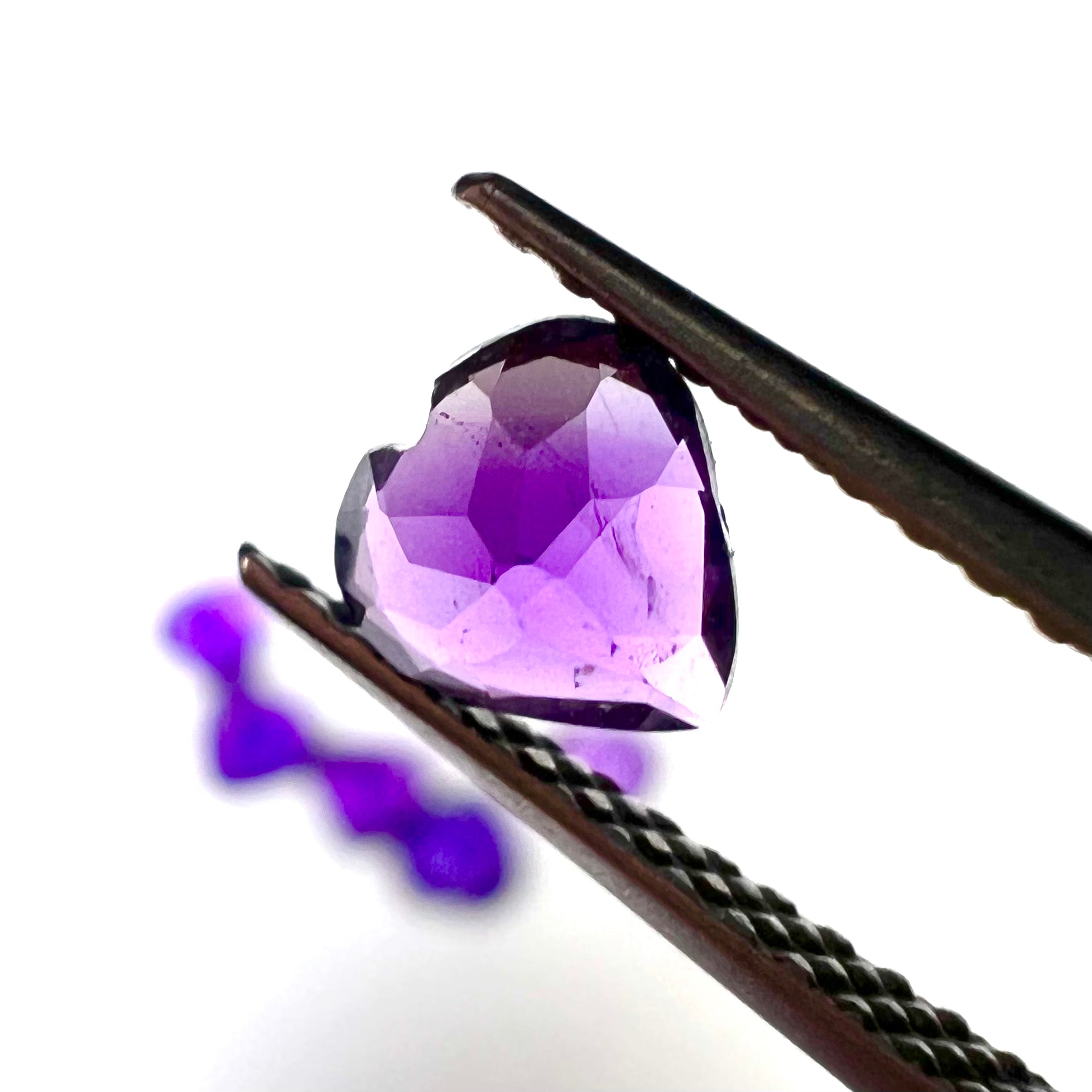 .40CT Natural Loose Heart Light Pink Amethyst 5x5mm earth mined Gemstone