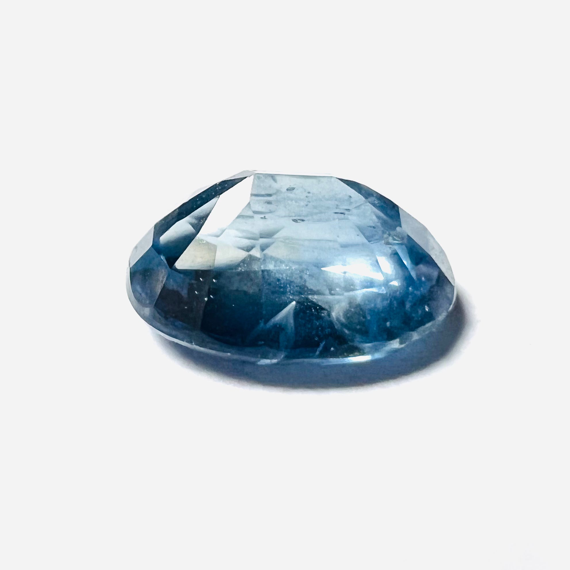 1.06CTW Loose Blue Oval Sapphire 7x5x4.5mm Earth mined Gemstone