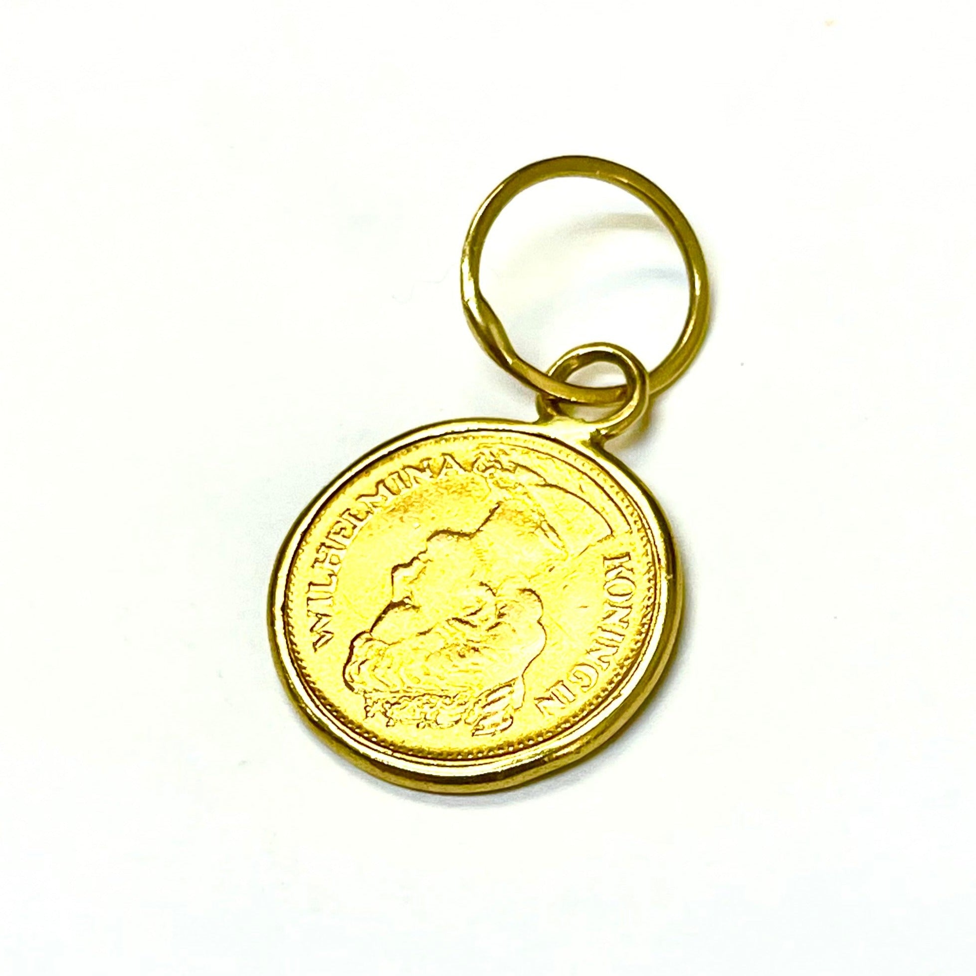 Wilhemina Kongingin  .900 Fine Gold Coin in 18K Bezel