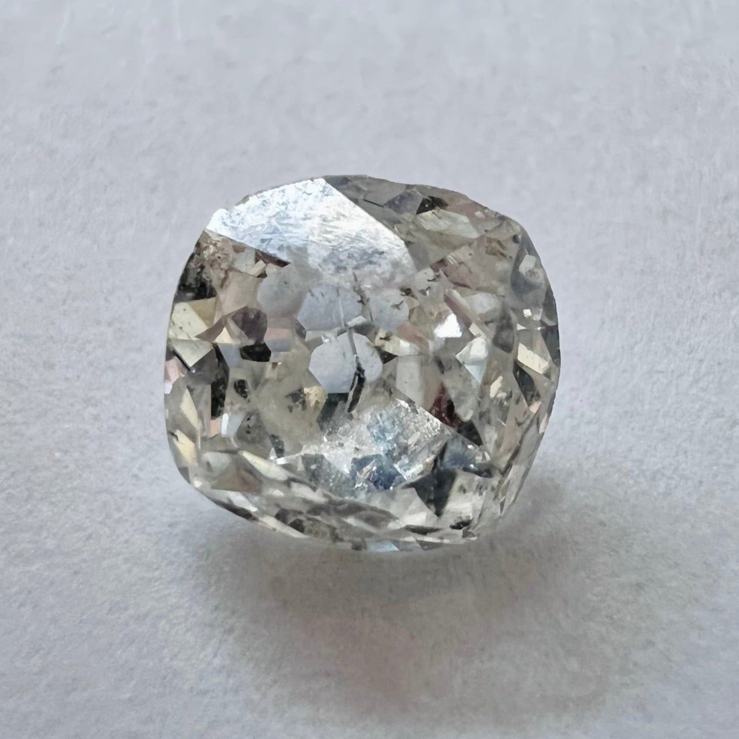 .78CT Old Mine Cut Diamond K I1 5.18x5.36x3.49mm Natural Earth mined